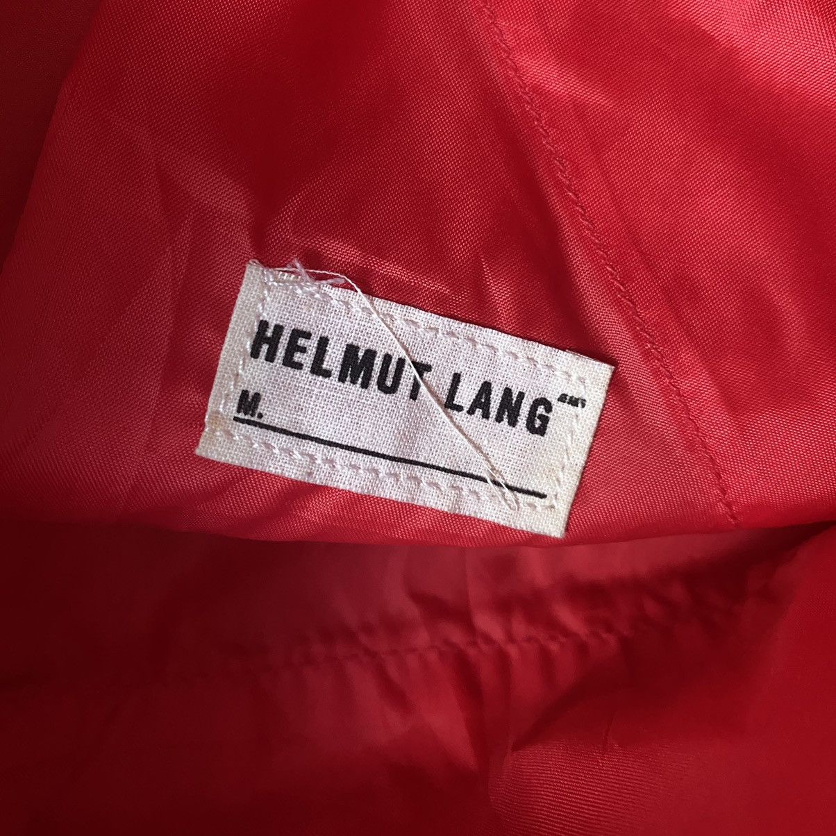 Helmut Lang Helmut Lang Archive Red Nylon Drawstring Pants Size US 30 / EU 46 - 3 Thumbnail
