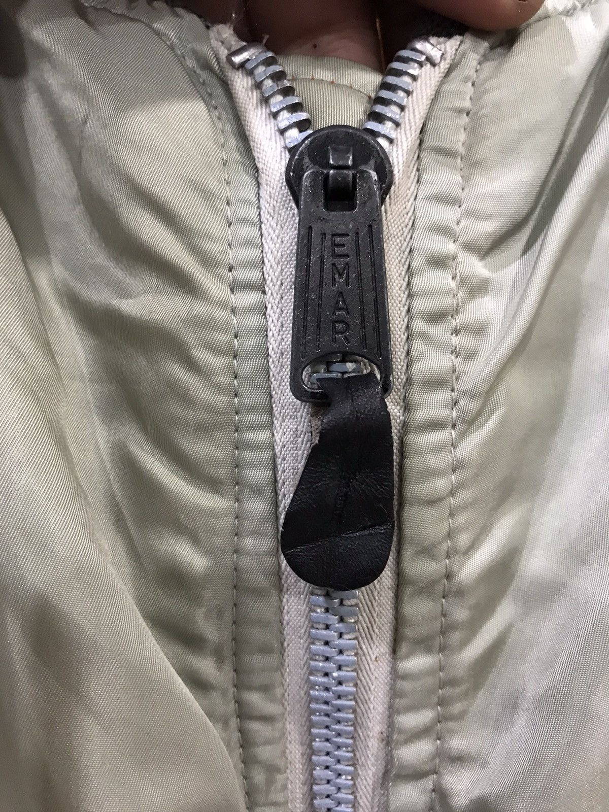Avirex × Vintage Vintage 80s AVIREX USA EMAR Zipper Spell Out Flight Jacket Size US M / EU 48-50 / 2 - 3 Thumbnail