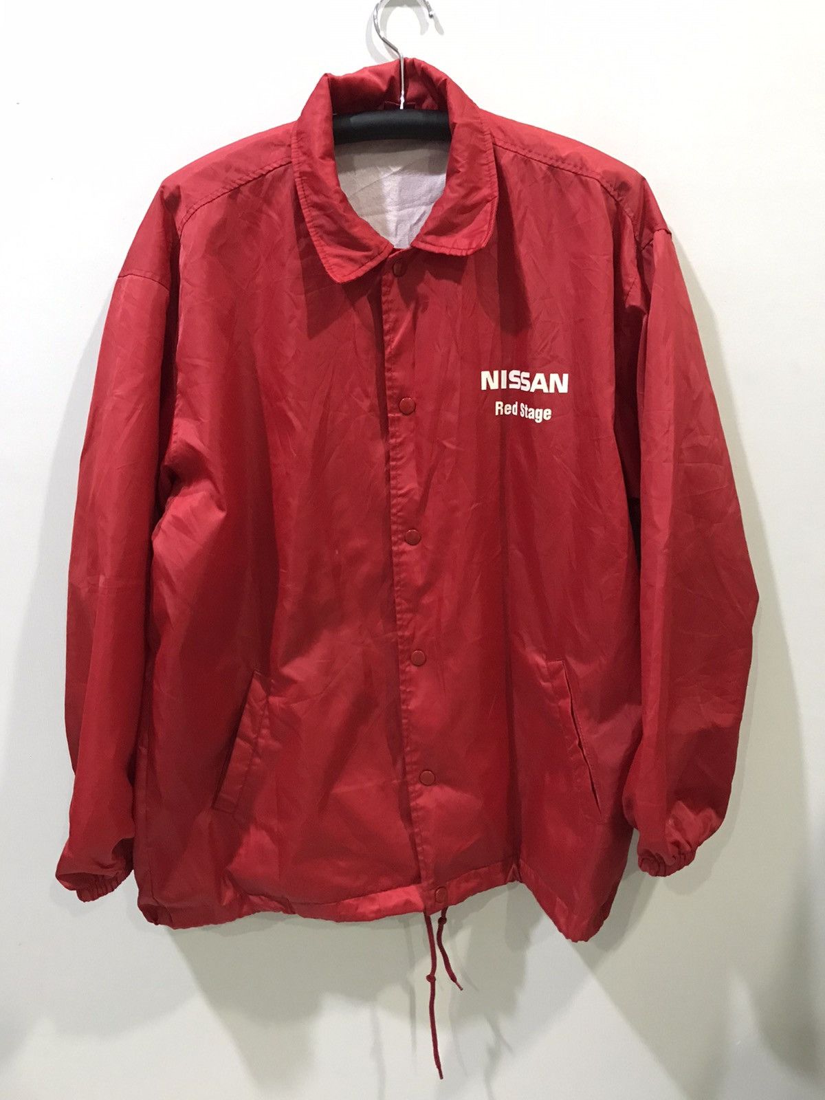 Japanese Brand × Vintage Vtg NISSAN SKYLINE PRIMERA Racing Stage Nylon Light Jacket Size US M / EU 48-50 / 2 - 3 Thumbnail