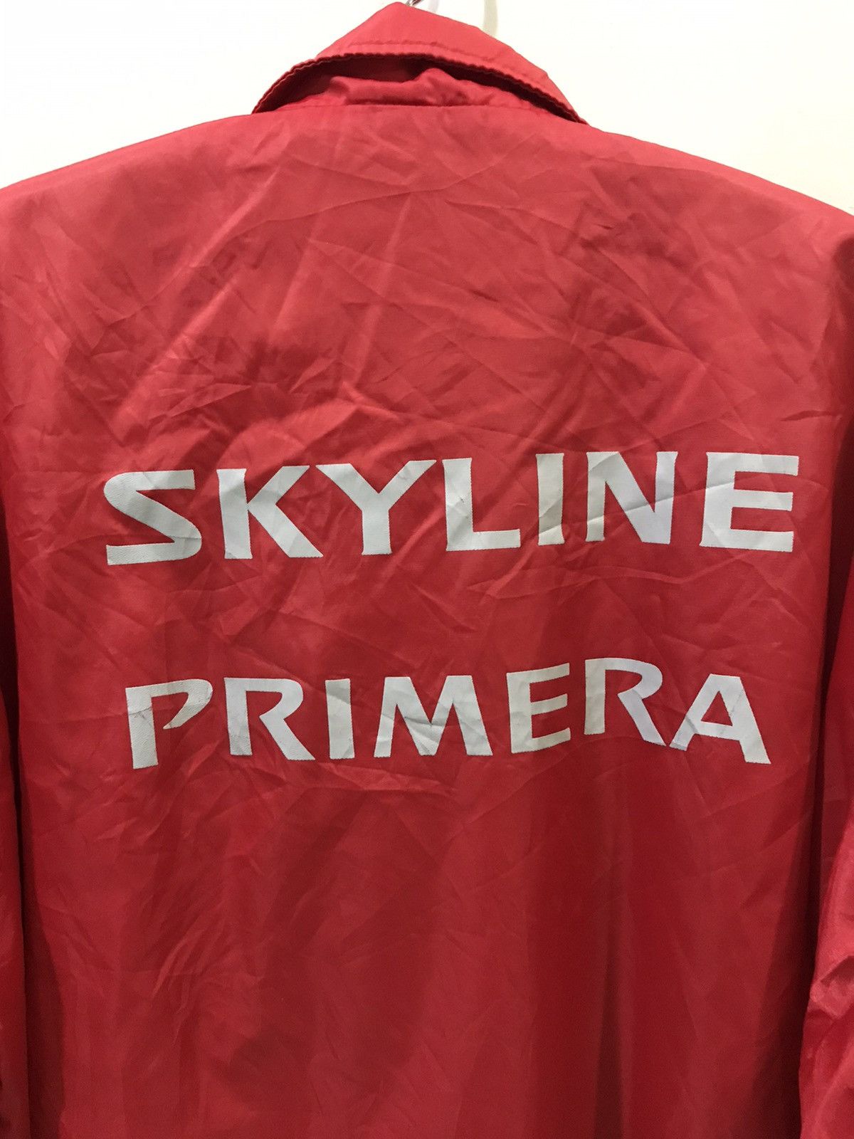 Japanese Brand × Vintage Vtg NISSAN SKYLINE PRIMERA Racing Stage Nylon Light Jacket Size US M / EU 48-50 / 2 - 2 Thumbnail