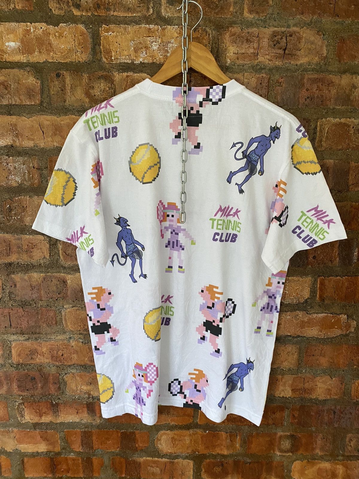 20471120 MILKBOY Play tennis with DEVIL? Size US L / EU 52-54 / 3 - 8 Thumbnail
