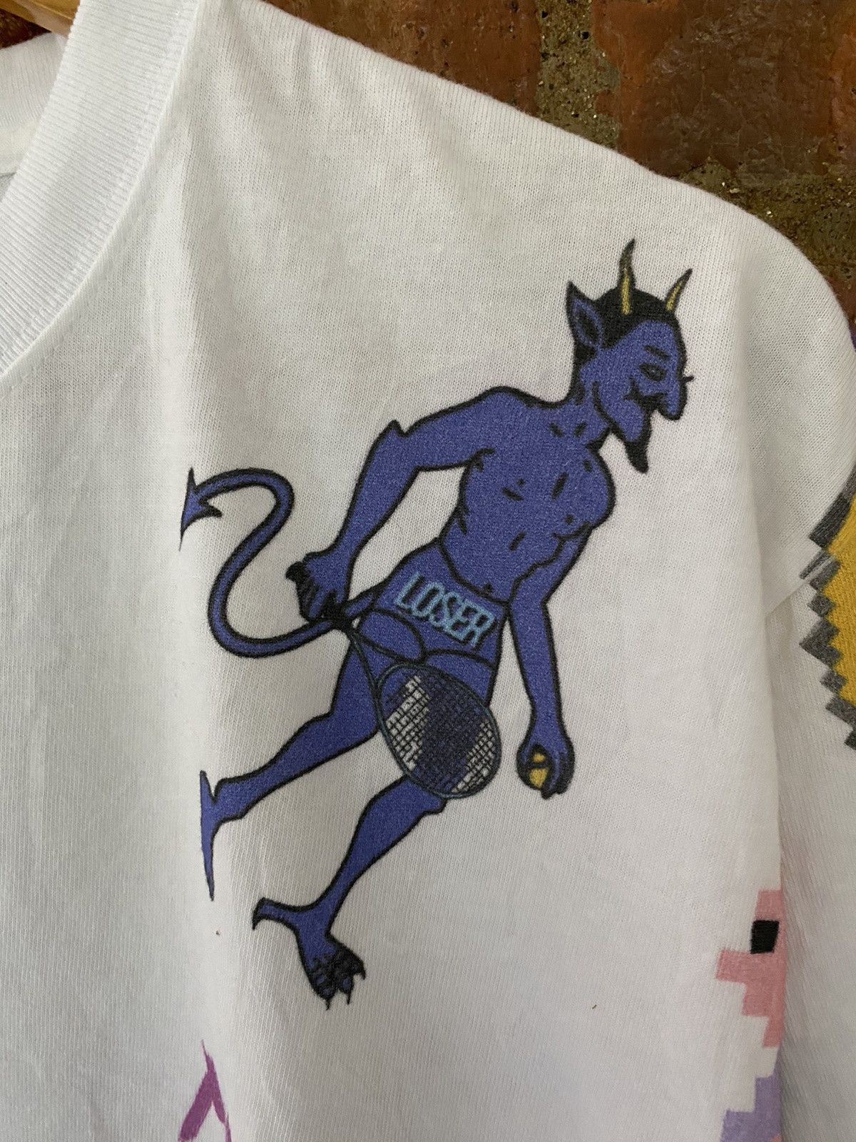 20471120 MILKBOY Play tennis with DEVIL? Size US L / EU 52-54 / 3 - 5 Thumbnail