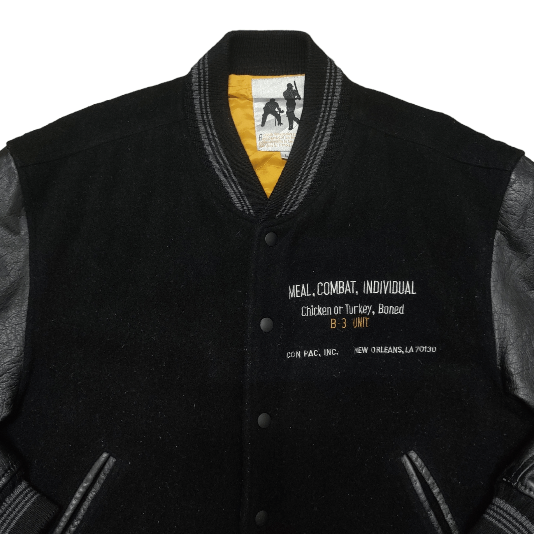 Japanese Brand Vintage Japanese Brand Baseball Varsity Jacket Wool Leather Size US L / EU 52-54 / 3 - 4 Thumbnail
