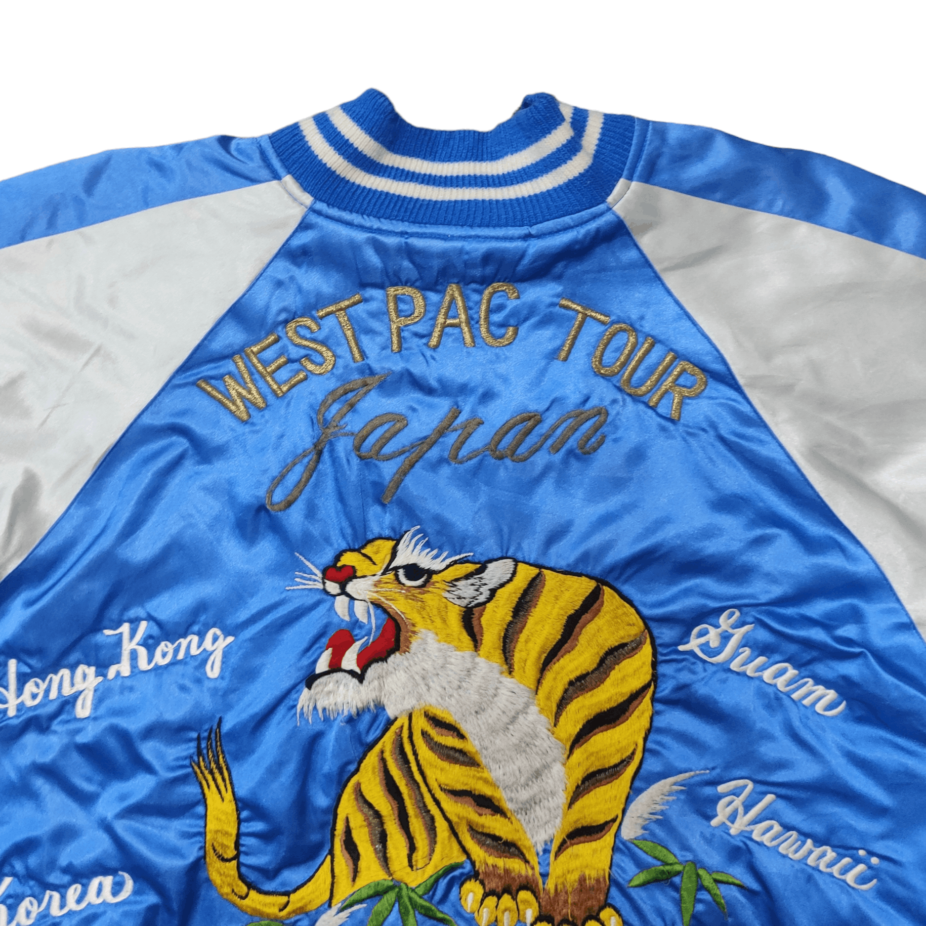 Japanese Brand Vtg Sukajan Souvenir Jacket West Pac Tour Japan Tiger Size US L / EU 52-54 / 3 - 2 Thumbnail