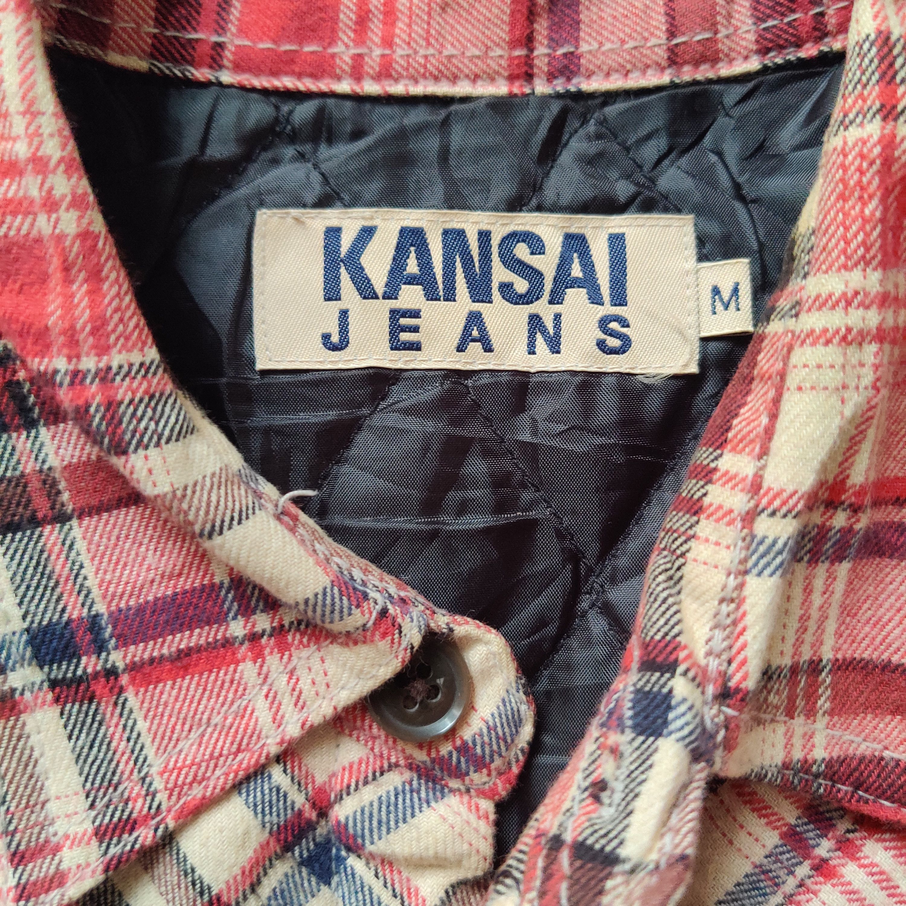 Kansai Yamamoto Vintage Kansai Jeans Flannel Jacket Size US M / EU 48-50 / 2 - 5 Thumbnail