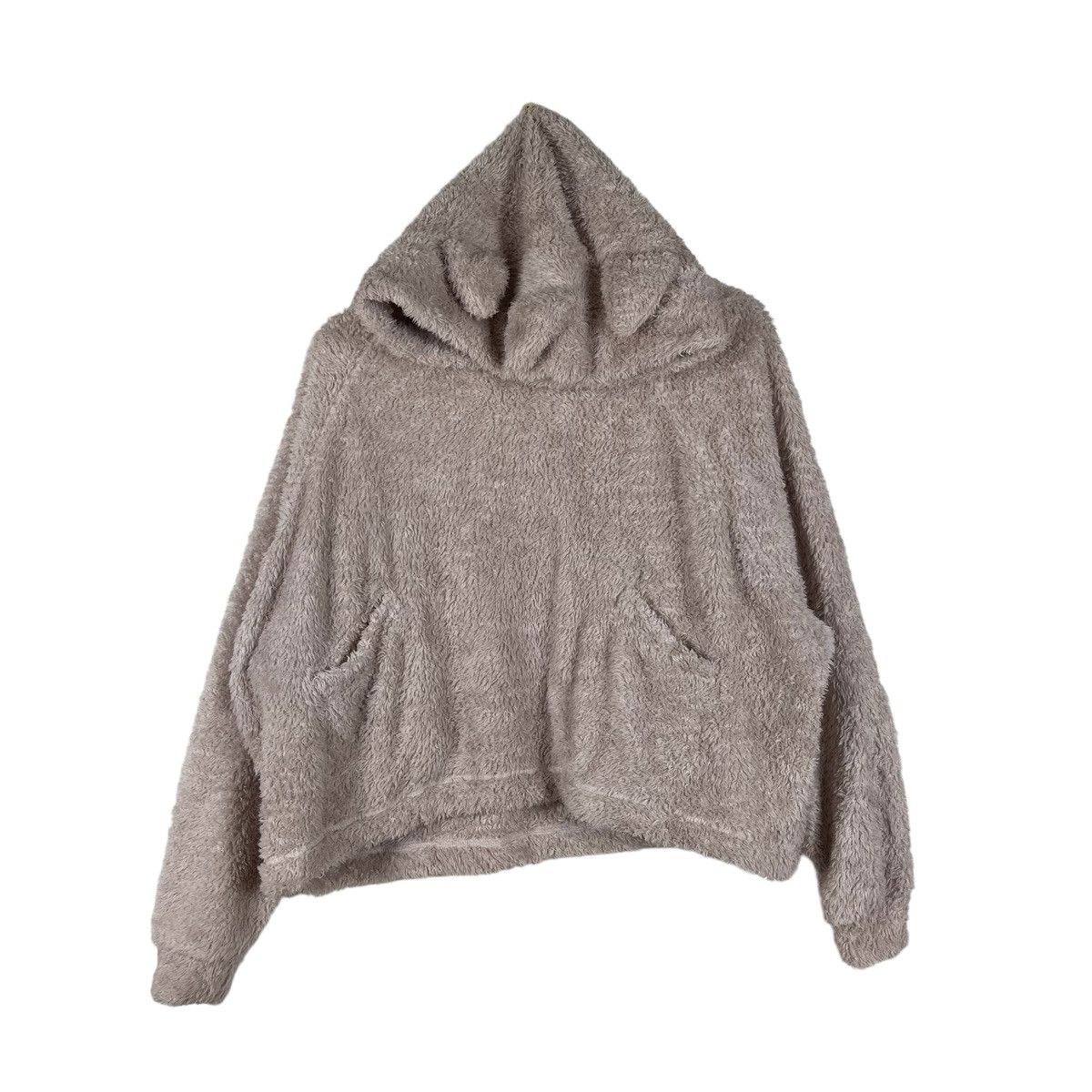image of Vintage Gu x Undercover Fleece Hoodie in Grey, Women's (Size Small)