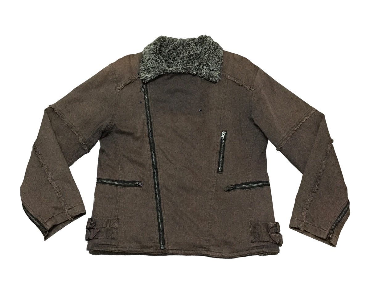 If Six Was Nine Rare Design Vintage In The Attic Double Collar Jacket 1990s Size US L / EU 52-54 / 3 - 2 Thumbnail