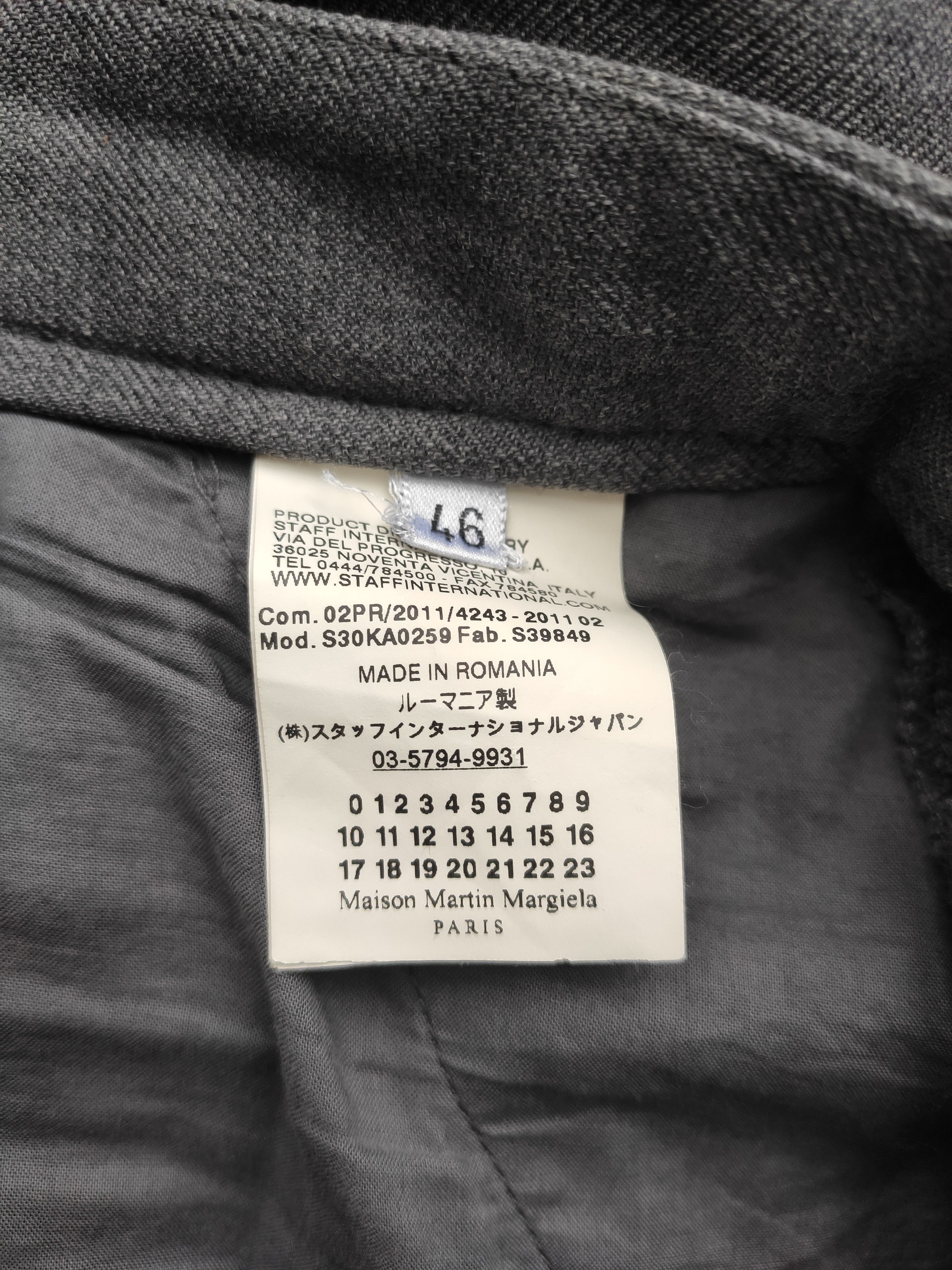Maison Margiela FW11 grey trousers.Like Hermes or Gaultier Size US 30 / EU 46 - 5 Thumbnail
