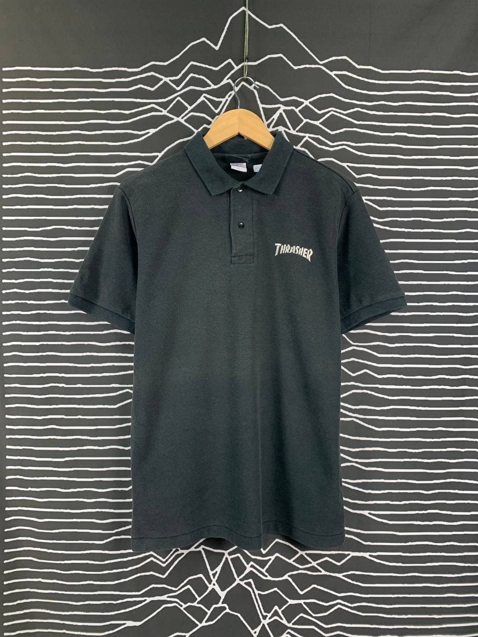 Thrasher Vtg Thrasher Embroided Logo Skate Sunfaded Polo Tee Size US L / EU 52-54 / 3 - 1 Thumbnail