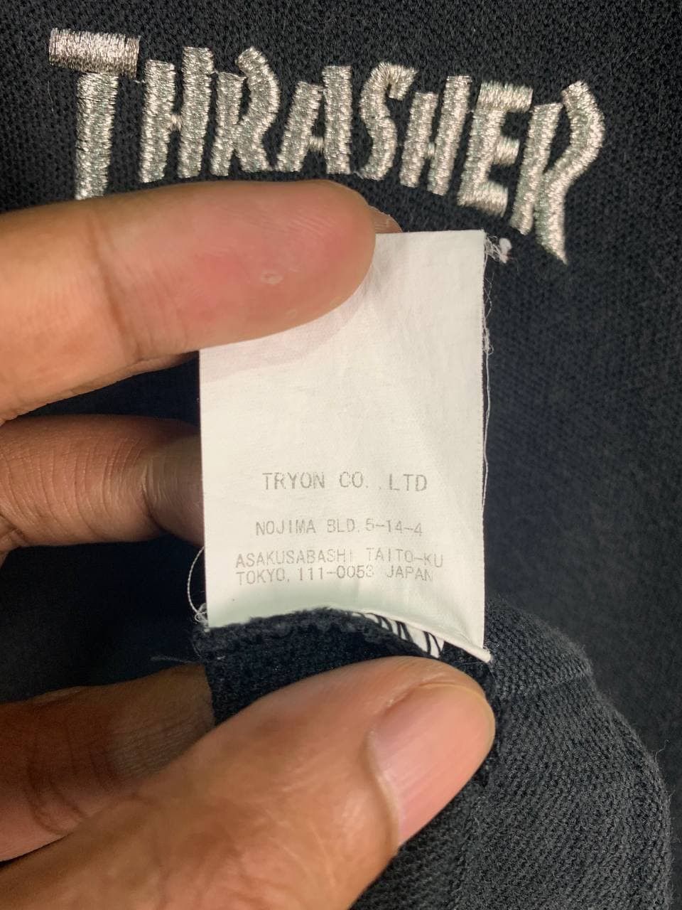 Thrasher Vtg Thrasher Embroided Logo Skate Sunfaded Polo Tee Size US L / EU 52-54 / 3 - 5 Thumbnail