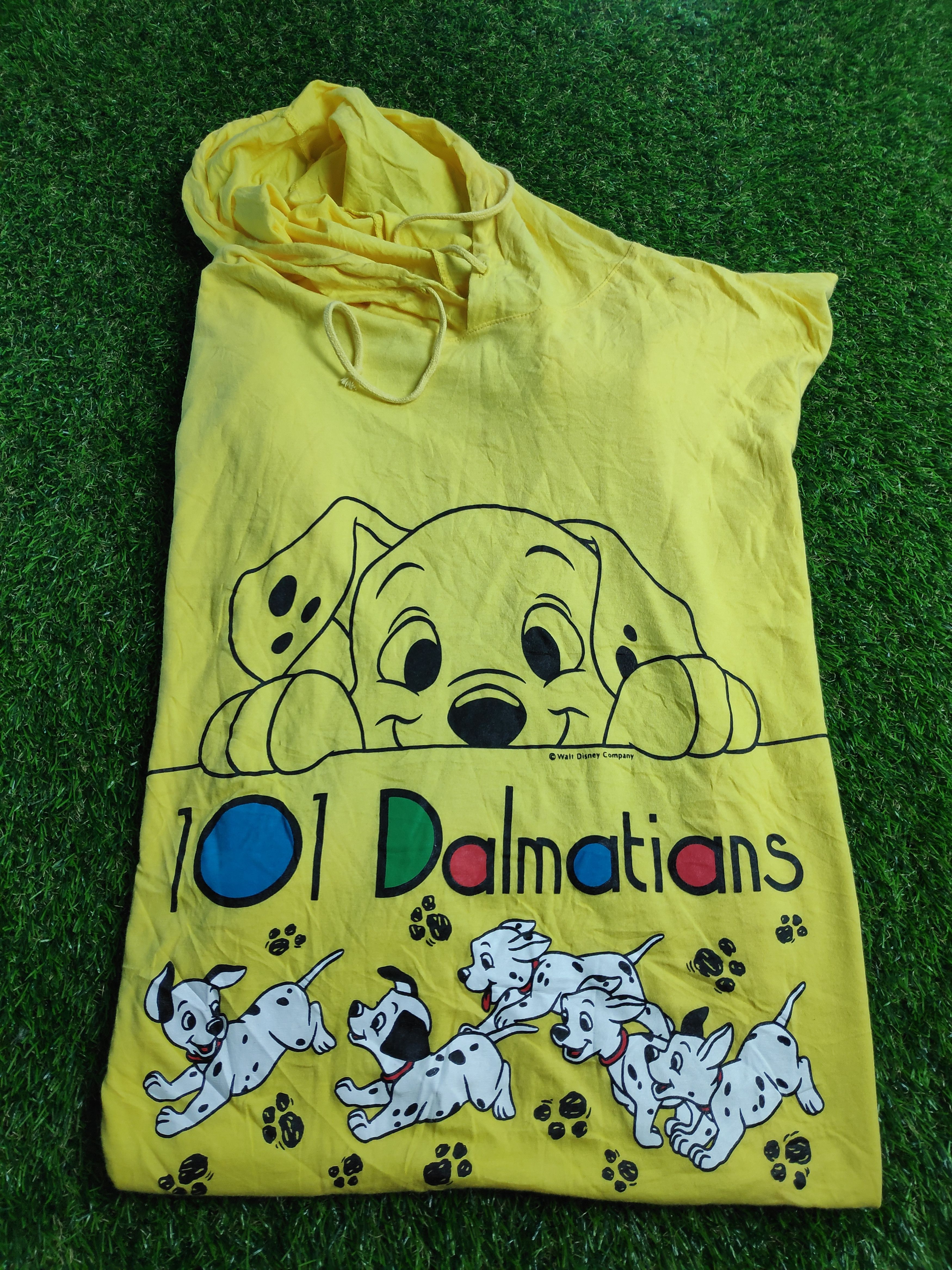 Cartoon Network Vintage Walt Disney Dia Club 101 Dalmations Hooded Tshirt Size US L / EU 52-54 / 3 - 5 Thumbnail