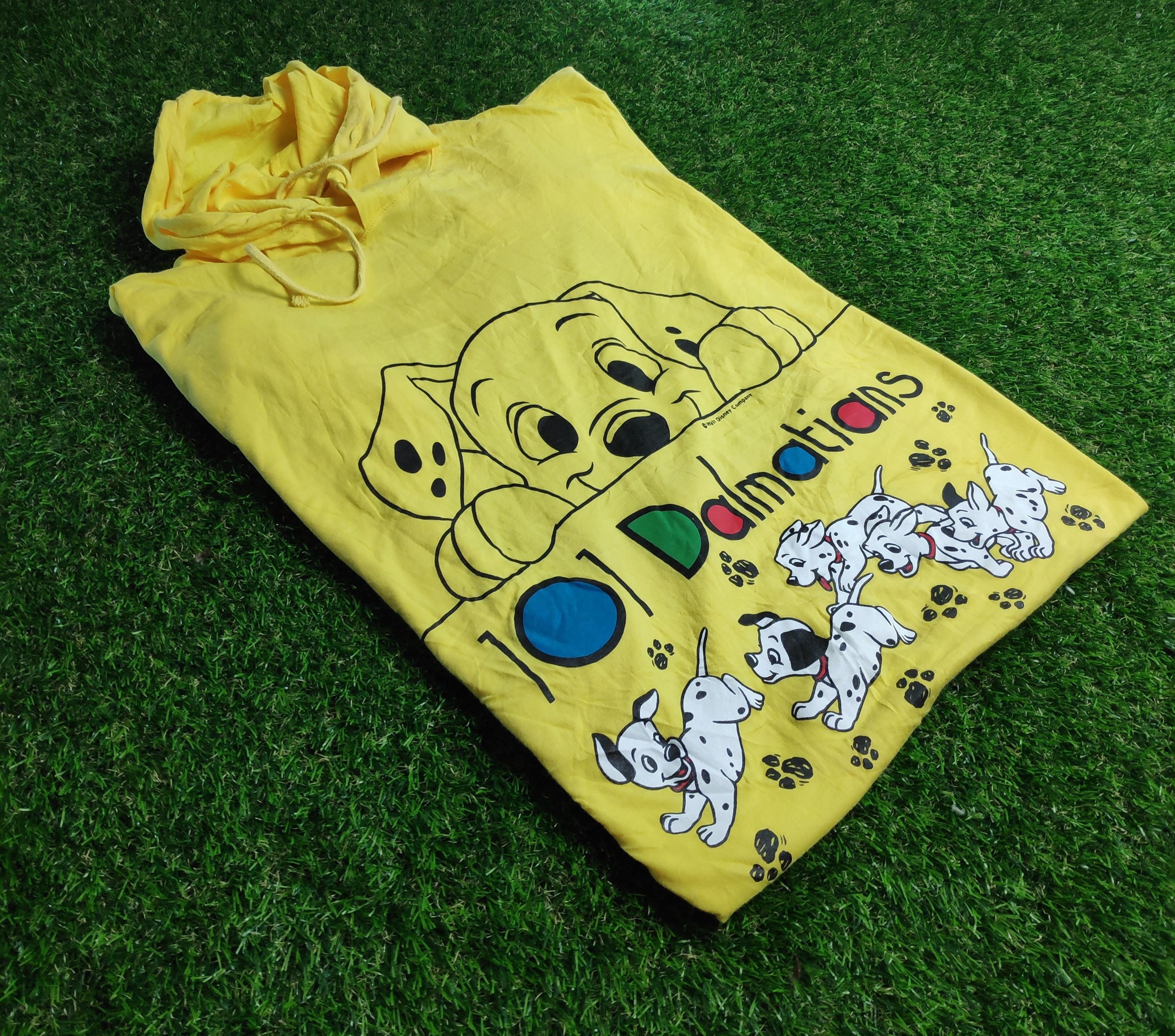 Cartoon Network Vintage Walt Disney Dia Club 101 Dalmations Hooded Tshirt Size US L / EU 52-54 / 3 - 2 Thumbnail