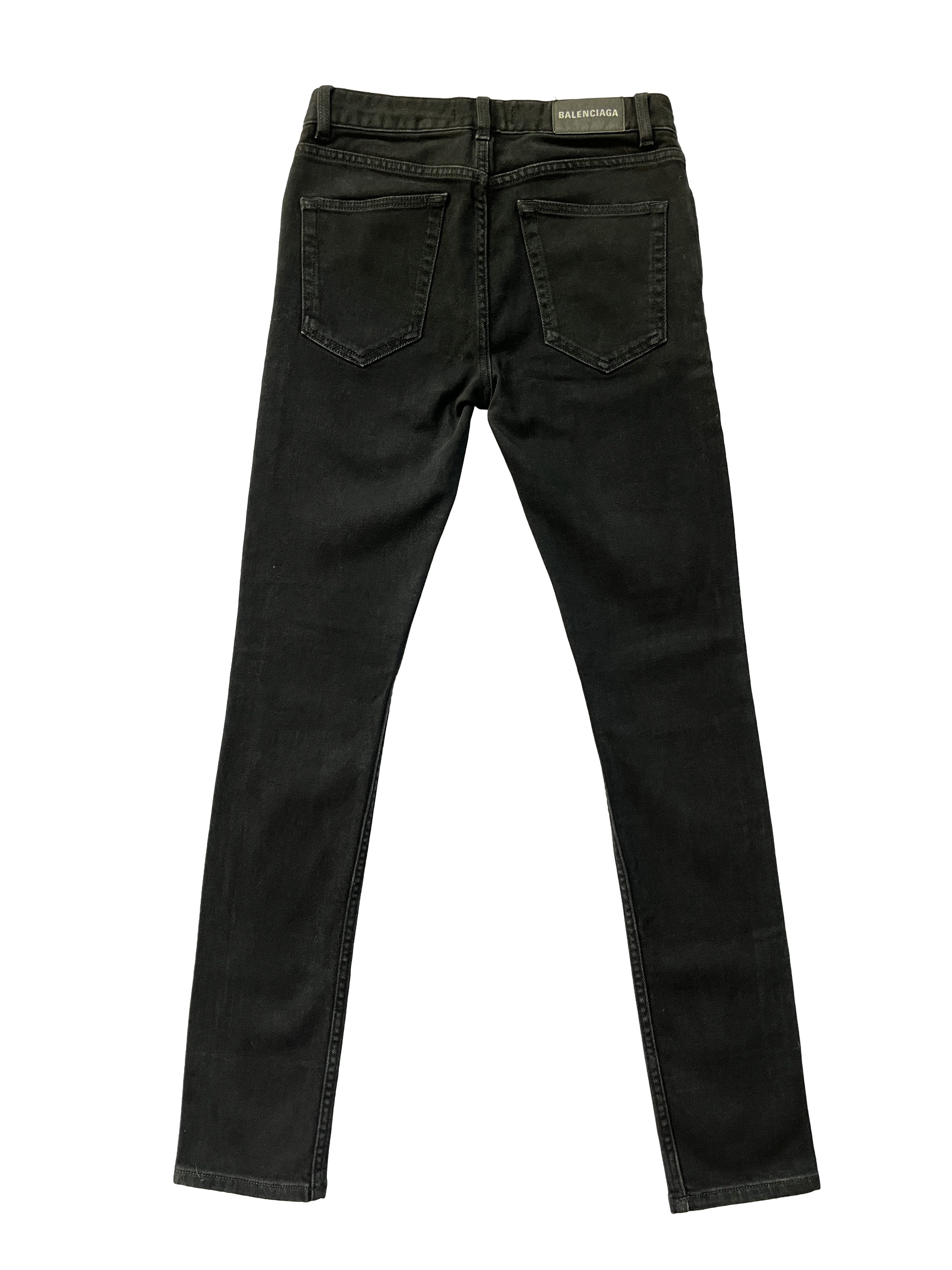 Balenciaga ⚡️QUICK SALE⚡️2018 Balenciaga by Demna Black Denim Jeans Size 28" / US 6 / IT 42 - 2 Thumbnail