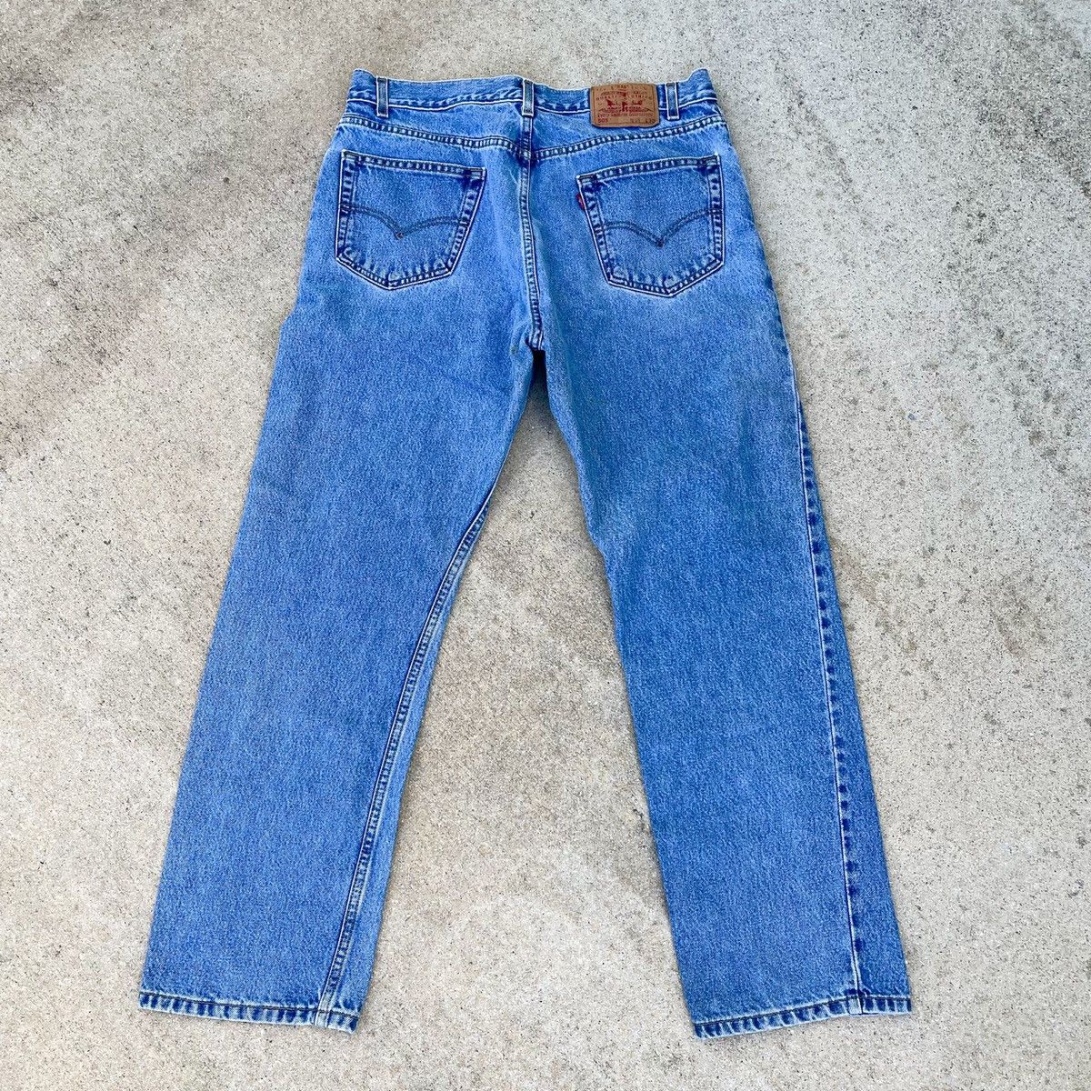 Levi's × Vintage Vintage 90s Levi’s Denim Light Wash Jeans 35 x 29 Size US 35 - 6 Thumbnail