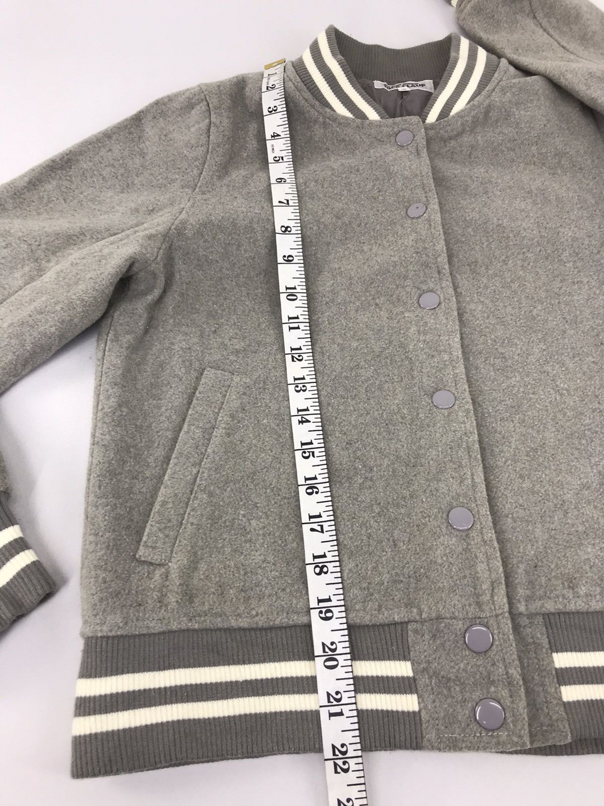 Japanese Brand Nice Claup College Varsity Jacket Wool Street Fashion Size US S / EU 44-46 / 1 - 9 Thumbnail