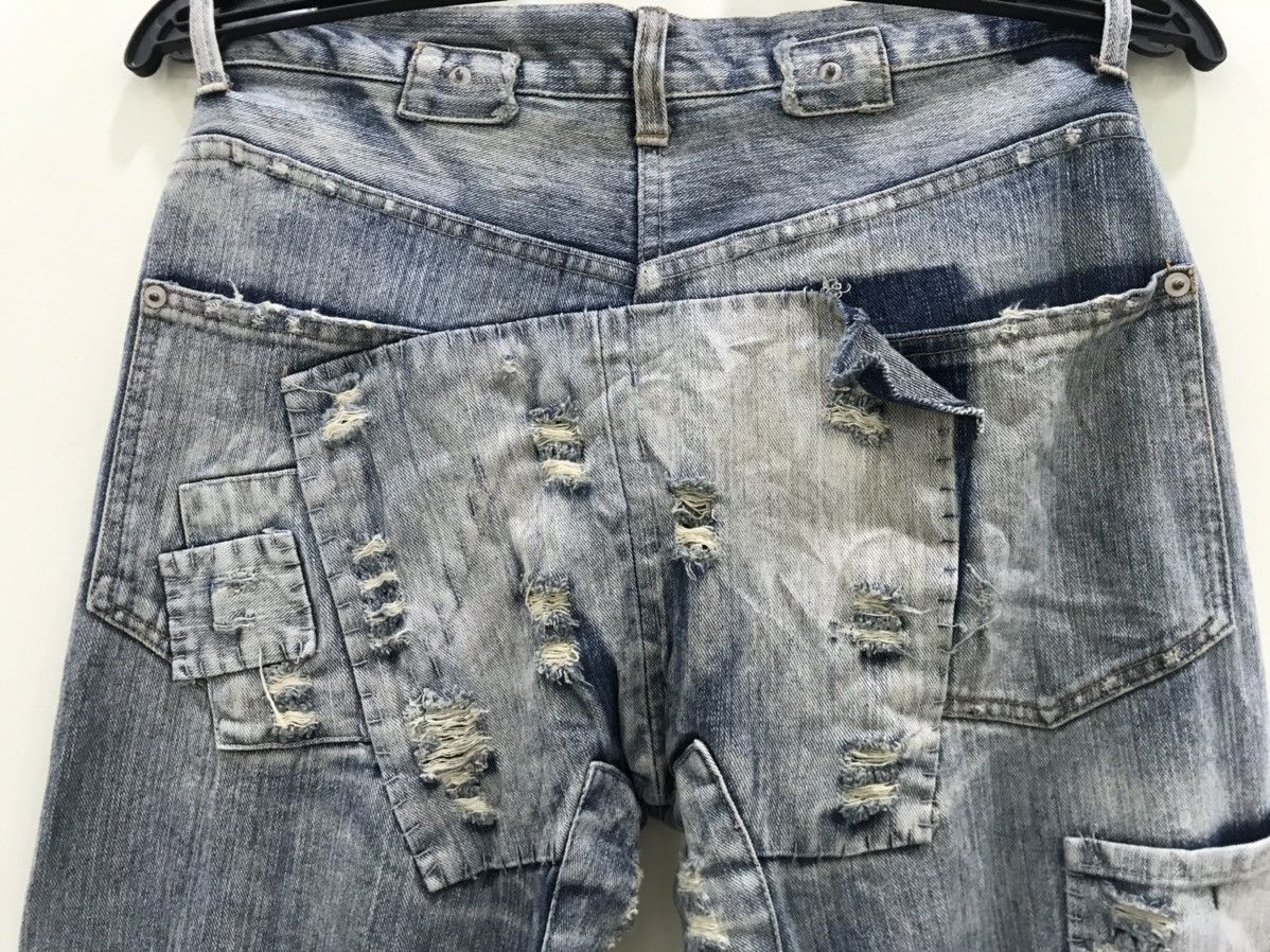 Other Hype Crazy Design Custom Patchwork Heavy Denim Embroidery Size US 32 / EU 48 - 10 Thumbnail