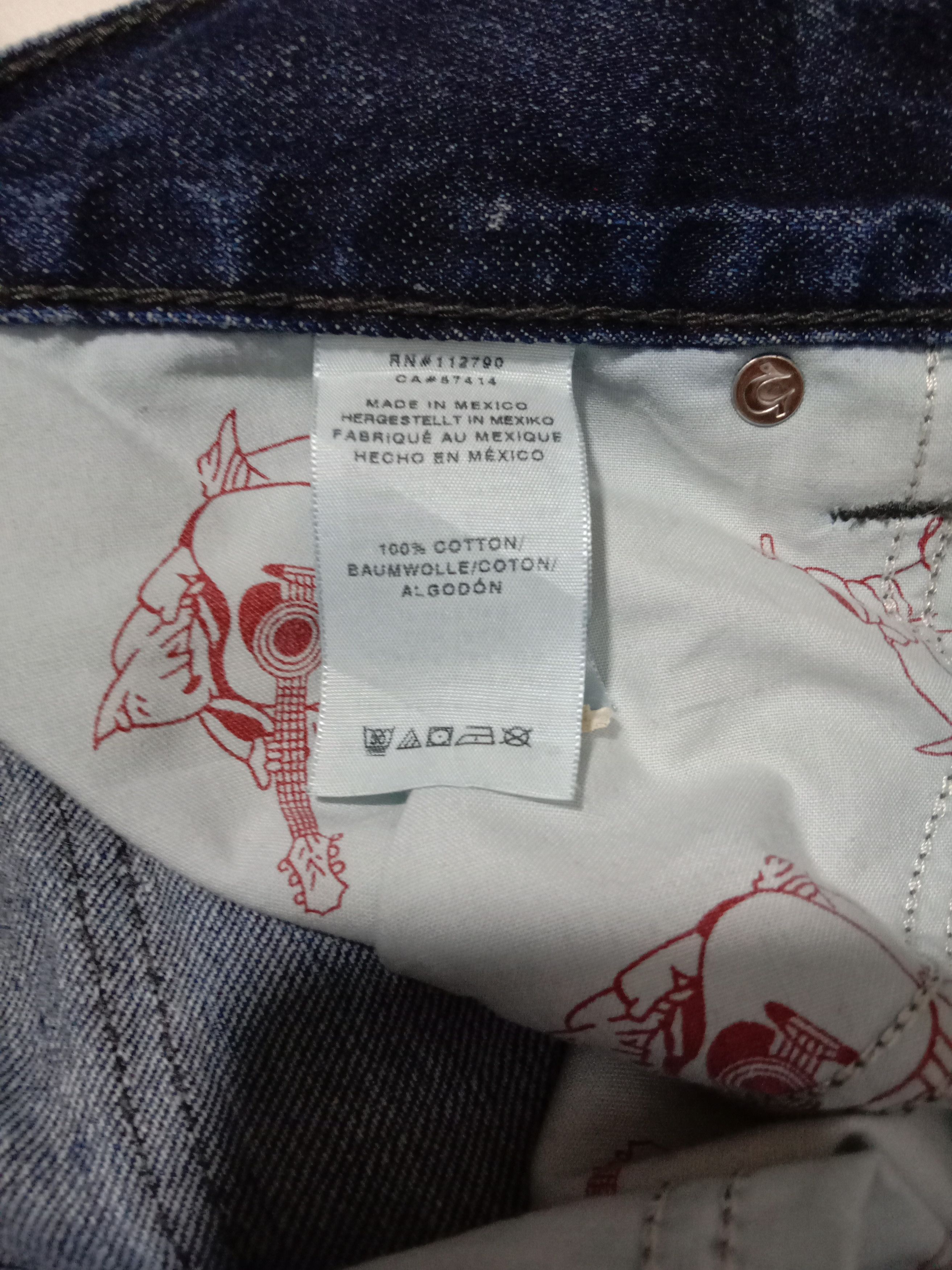 True Religion True Religion BZLM Cyan Moon Stonewashed Jeans Size US 32 / EU 48 - 8 Thumbnail