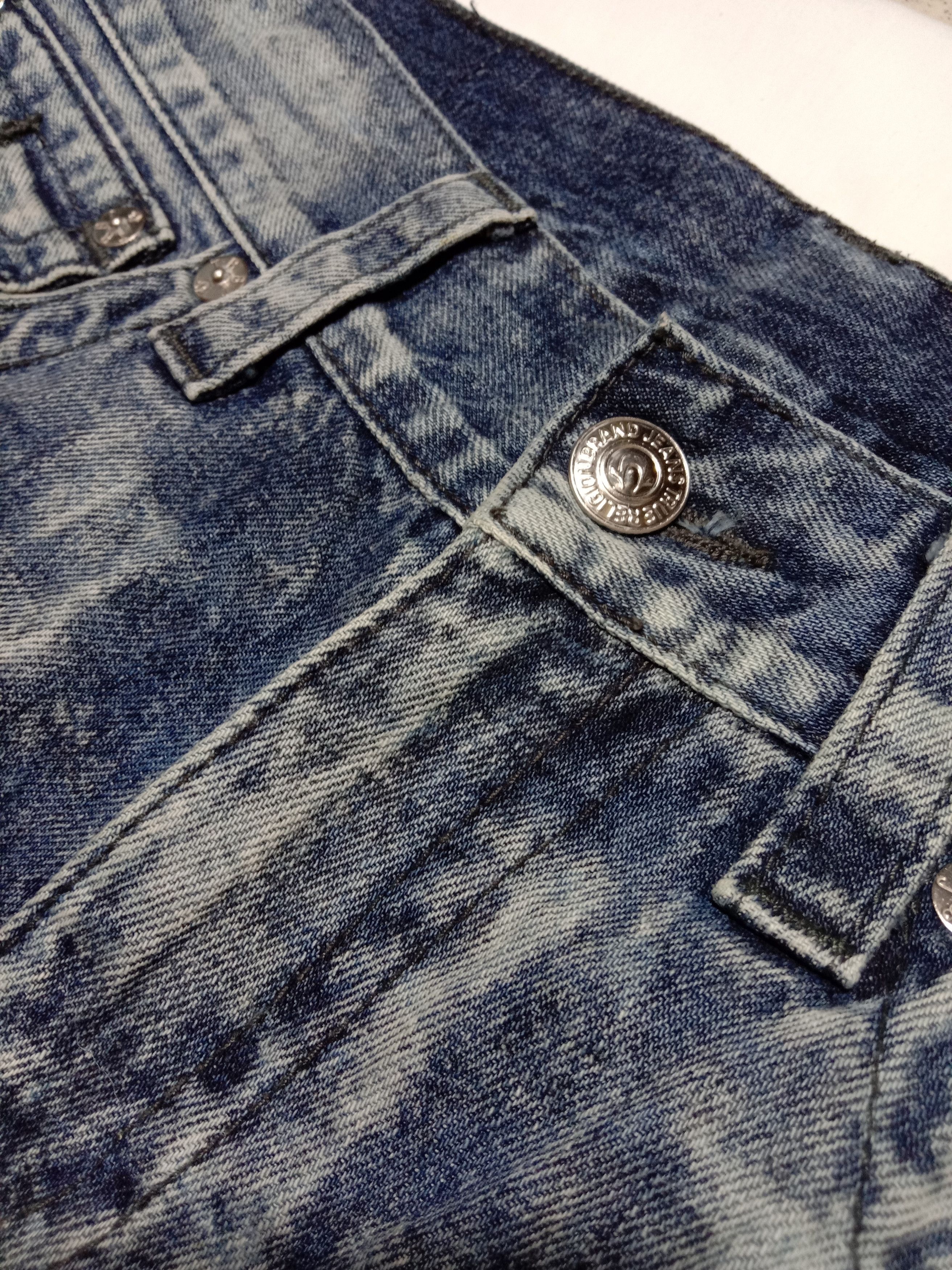 True Religion True Religion BZLM Cyan Moon Stonewashed Jeans Size US 32 / EU 48 - 5 Thumbnail