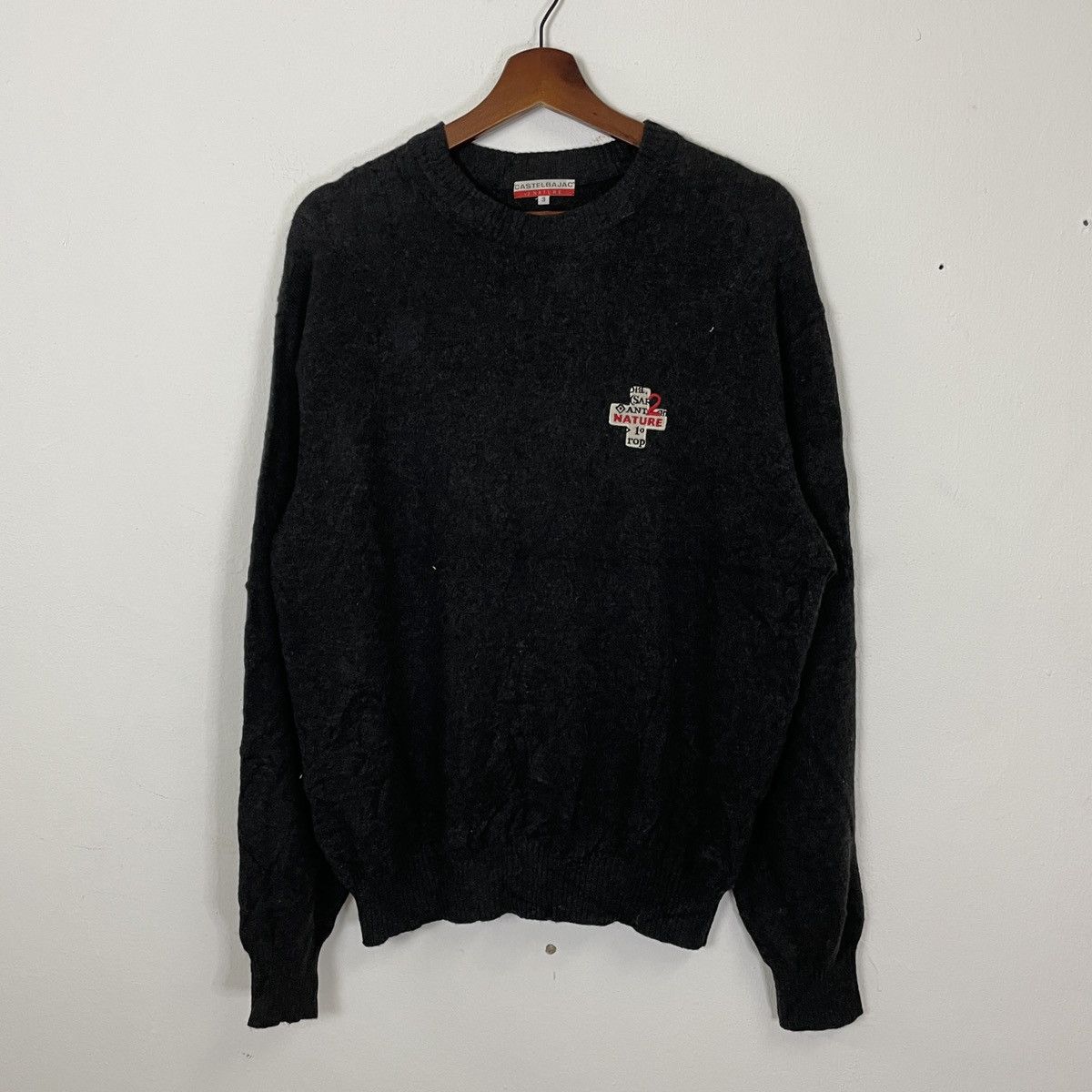 Aran Isles Knitwear Vintage CastelBajac Embroidery Logo Knitwear Size US M / EU 48-50 / 2 - 1 Thumbnail