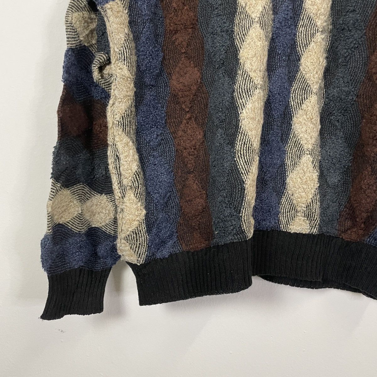 Aran Isles Knitwear × Homespun Knitwear Vintage Bel Bello Parsi Coogi Style Knitwear Size US M / EU 48-50 / 2 - 8 Thumbnail