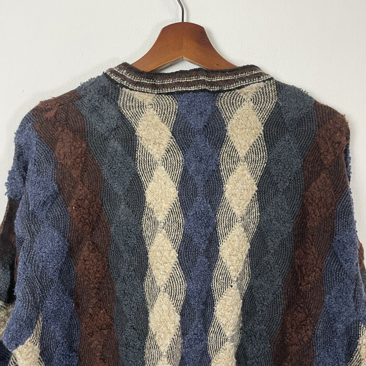 Aran Isles Knitwear × Homespun Knitwear Vintage Bel Bello Parsi Coogi Style Knitwear Size US M / EU 48-50 / 2 - 10 Thumbnail