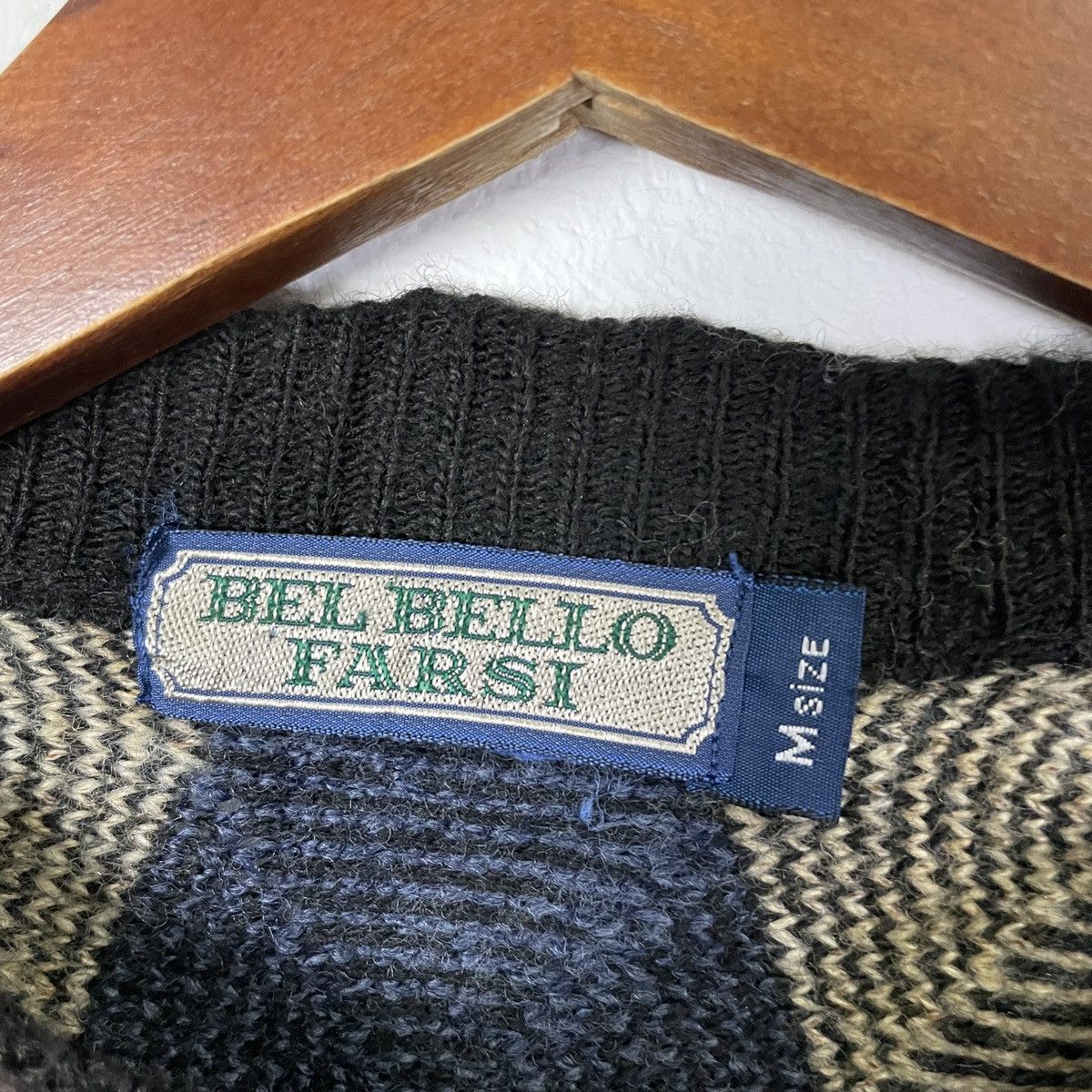 Aran Isles Knitwear × Homespun Knitwear Vintage Bel Bello Parsi Coogi Style Knitwear Size US M / EU 48-50 / 2 - 5 Thumbnail