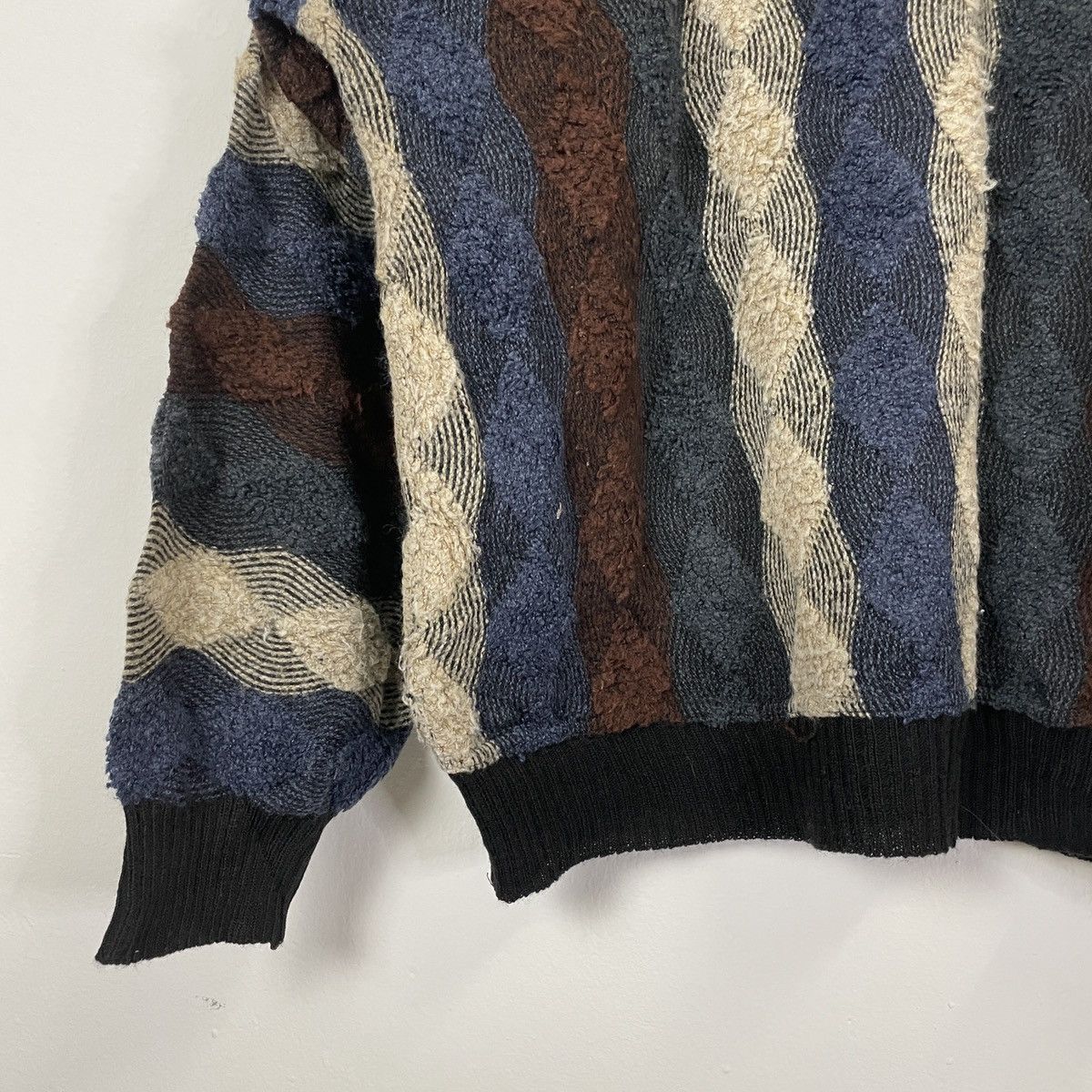Aran Isles Knitwear × Homespun Knitwear Vintage Bel Bello Parsi Coogi Style Knitwear Size US M / EU 48-50 / 2 - 2 Thumbnail