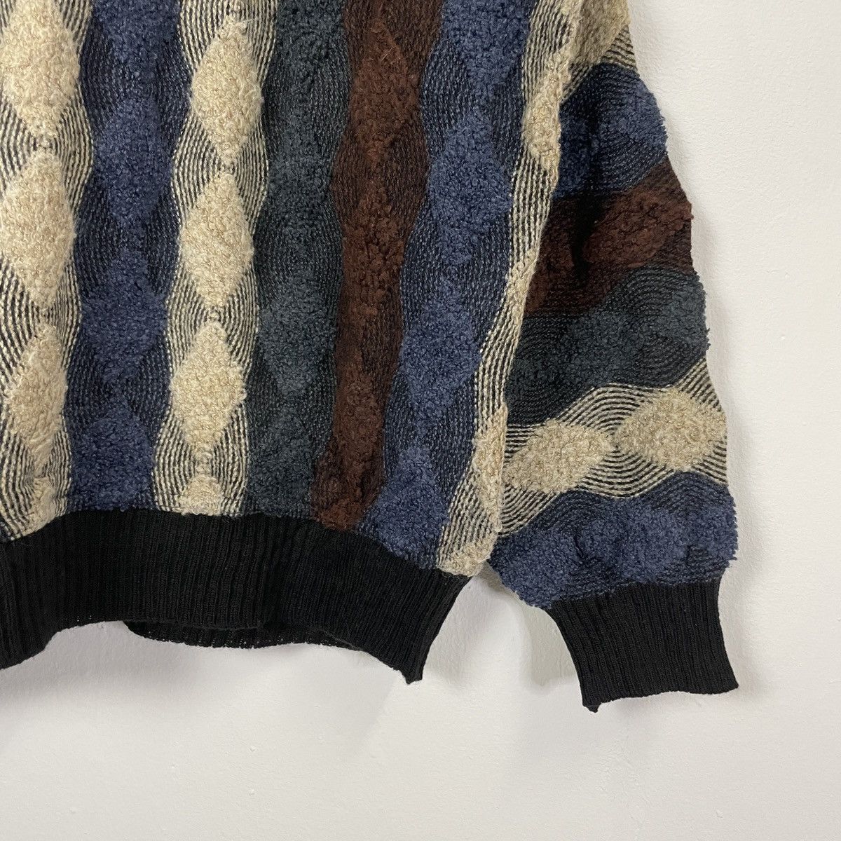 Aran Isles Knitwear × Homespun Knitwear Vintage Bel Bello Parsi Coogi Style Knitwear Size US M / EU 48-50 / 2 - 9 Thumbnail