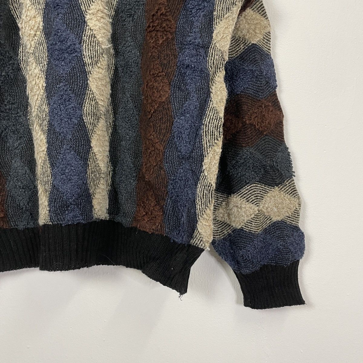 Aran Isles Knitwear × Homespun Knitwear Vintage Bel Bello Parsi Coogi Style Knitwear Size US M / EU 48-50 / 2 - 3 Thumbnail