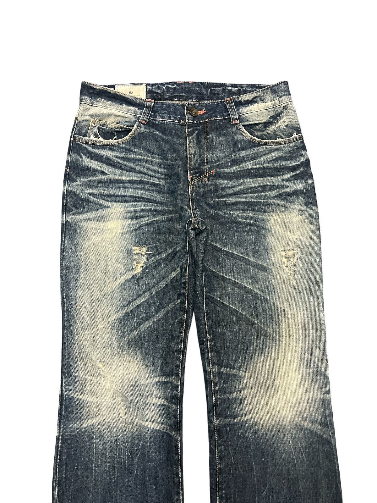 Other FLARED💥G WOKER JEANS DISTRESSED DENIM PANTS Size US 33 - 3 Thumbnail