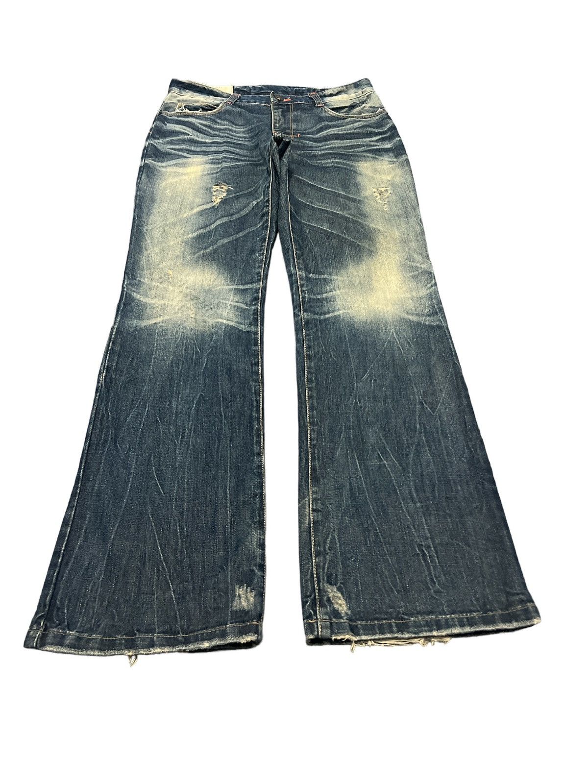 Other FLARED💥G WOKER JEANS DISTRESSED DENIM PANTS Size US 33 - 5 Thumbnail