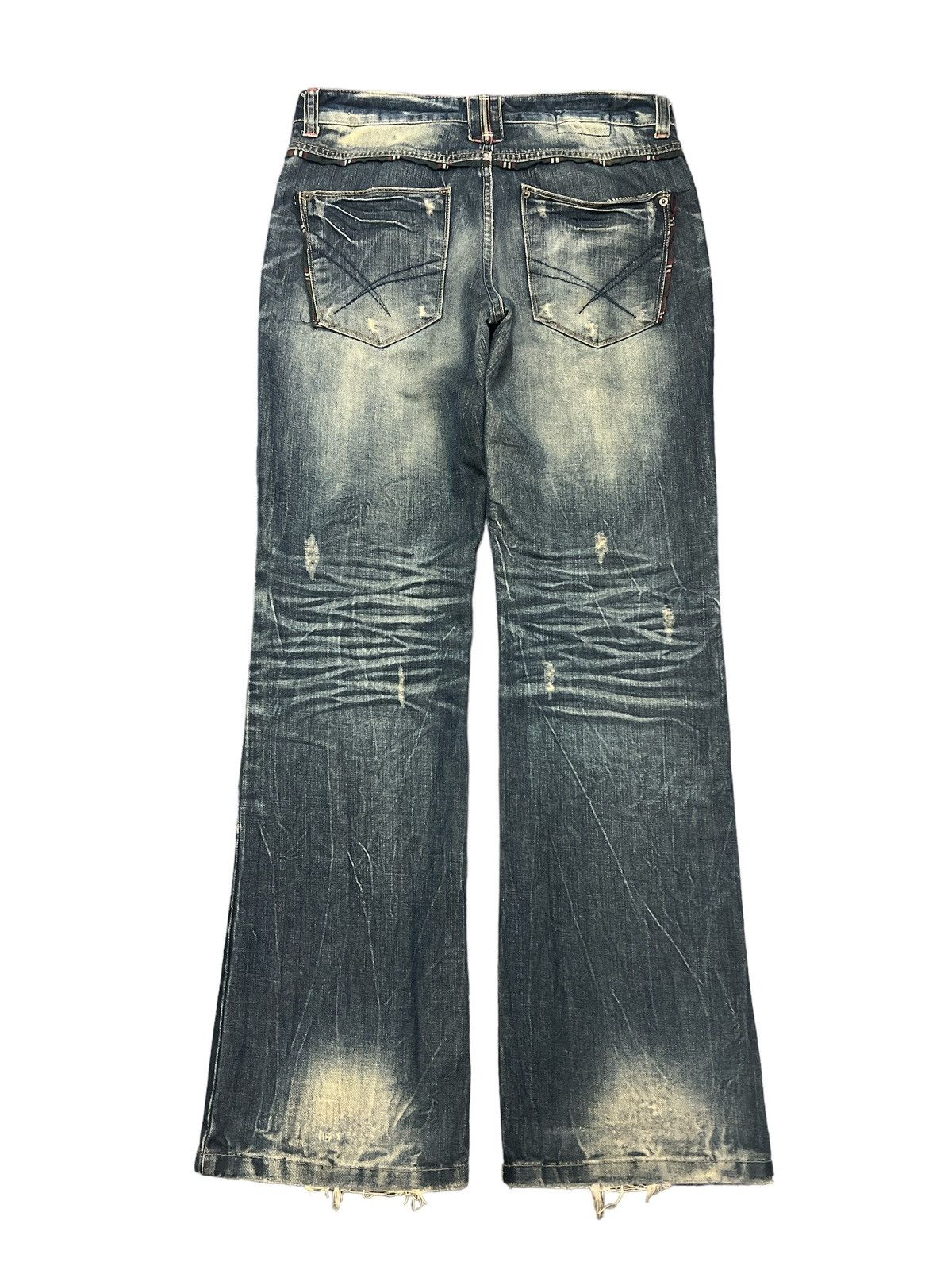 Other FLARED💥G WOKER JEANS DISTRESSED DENIM PANTS Size US 33 - 7 Thumbnail