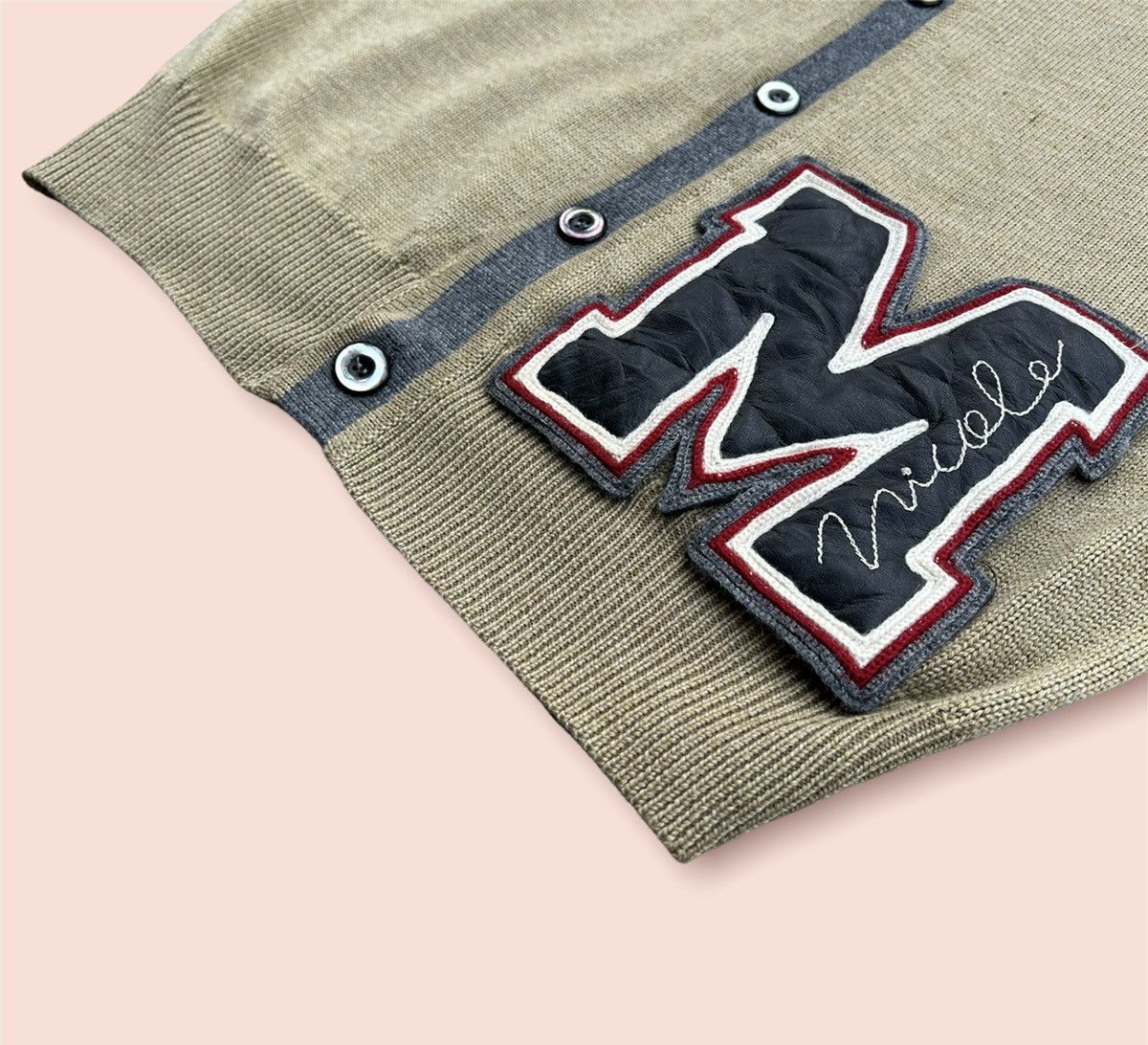 Hysteric Glamour VINTAGE NICOLE MONSIEUR YUKIO KOBAYASHI WOOL CARDIGAN Size US L / EU 52-54 / 3 - 2 Thumbnail