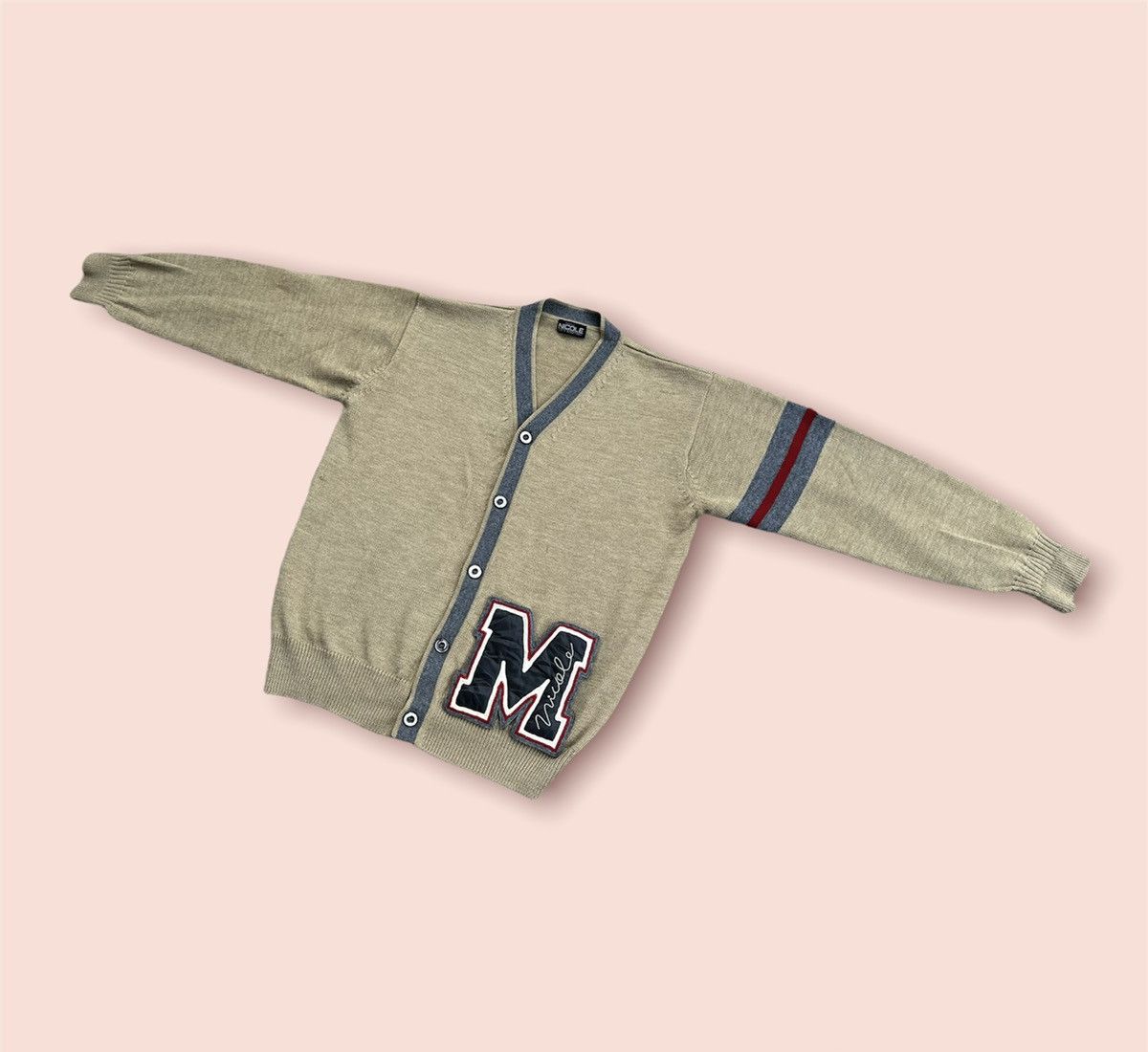 Hysteric Glamour VINTAGE NICOLE MONSIEUR YUKIO KOBAYASHI WOOL CARDIGAN Size US L / EU 52-54 / 3 - 7 Thumbnail