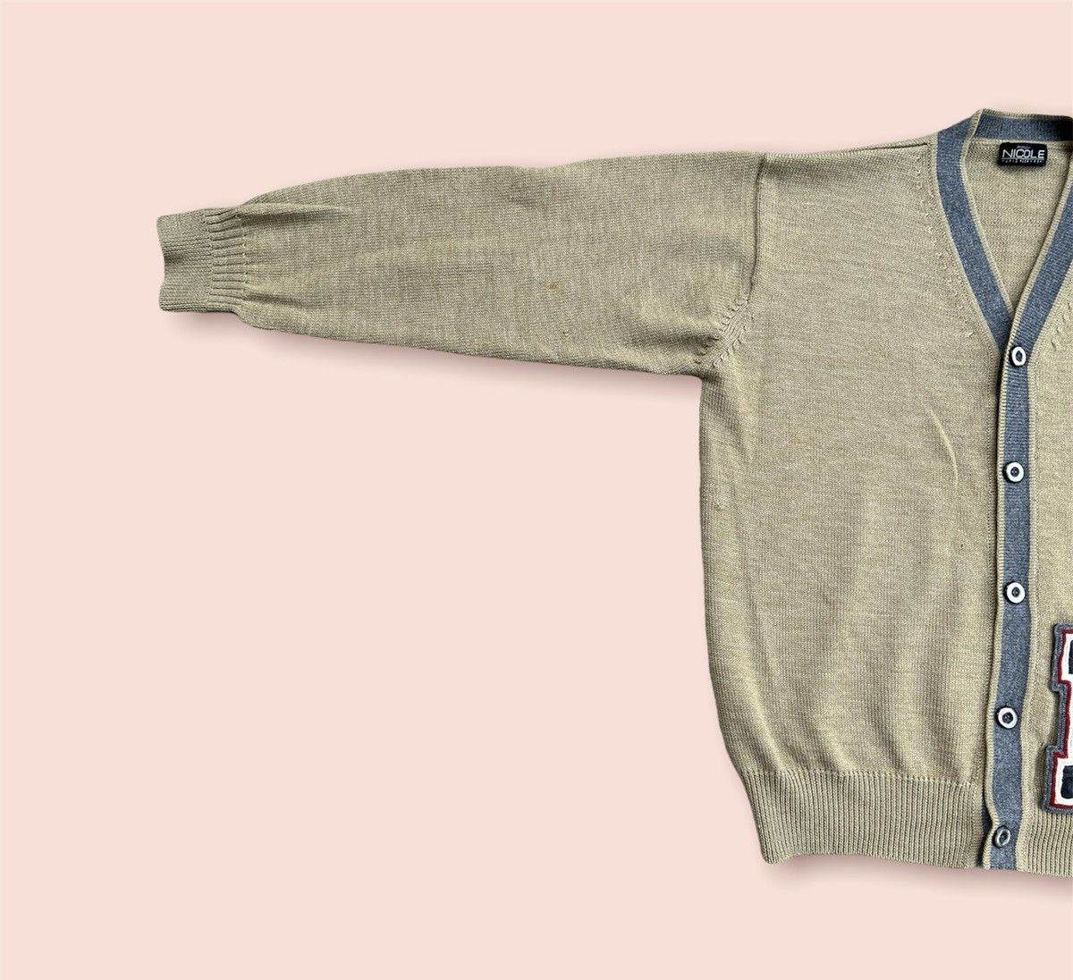 Hysteric Glamour VINTAGE NICOLE MONSIEUR YUKIO KOBAYASHI WOOL CARDIGAN Size US L / EU 52-54 / 3 - 9 Thumbnail