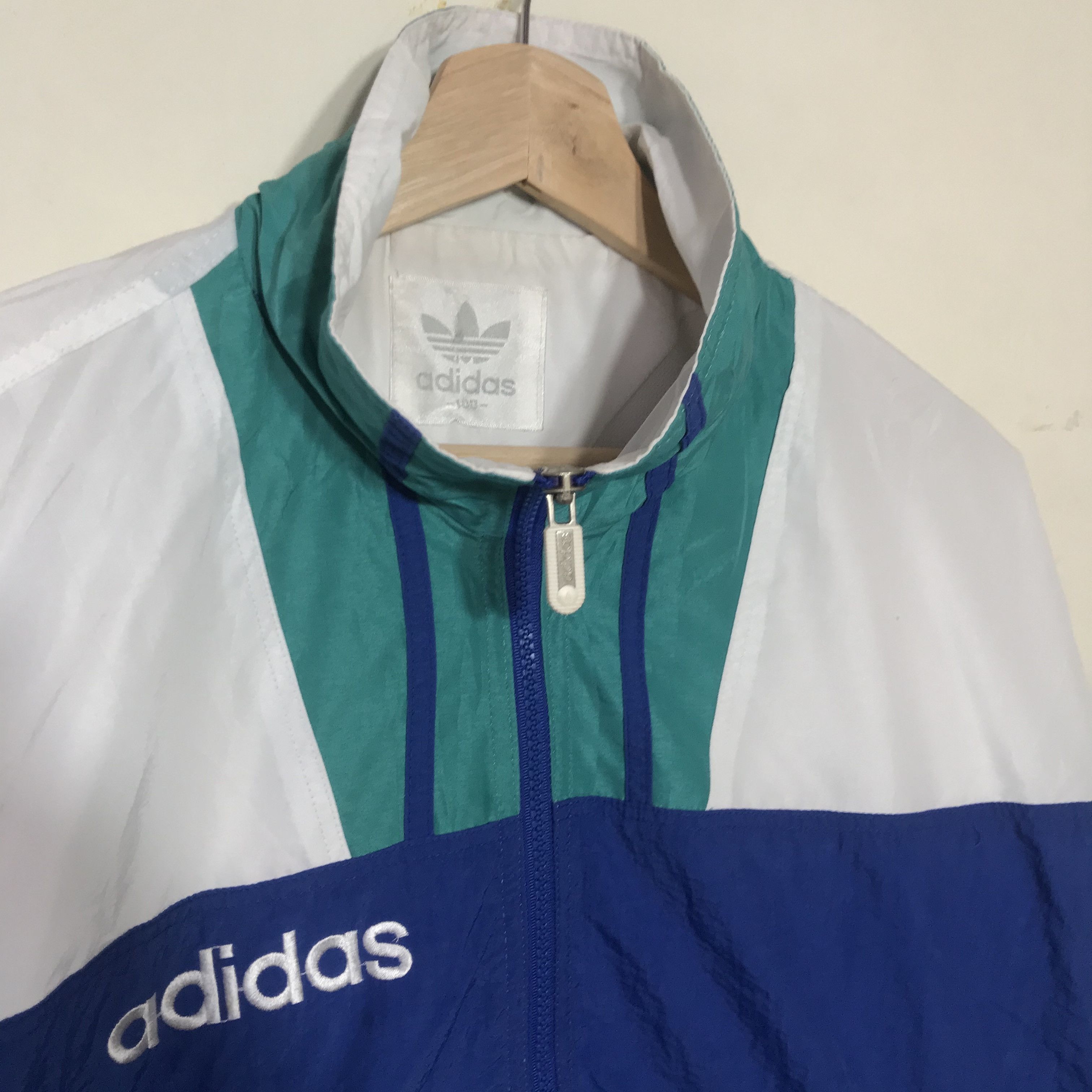 Adidas × Vintage Vintage Adidas Windbreaker Size US XL / EU 56 / 4 - 2 Thumbnail