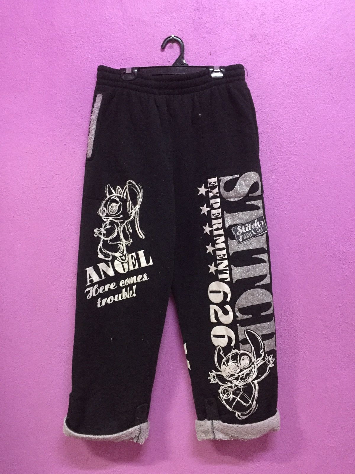 Disney Disney Stitch Joggers Pants Size M Size US 26 / EU 42 - 1 Thumbnail