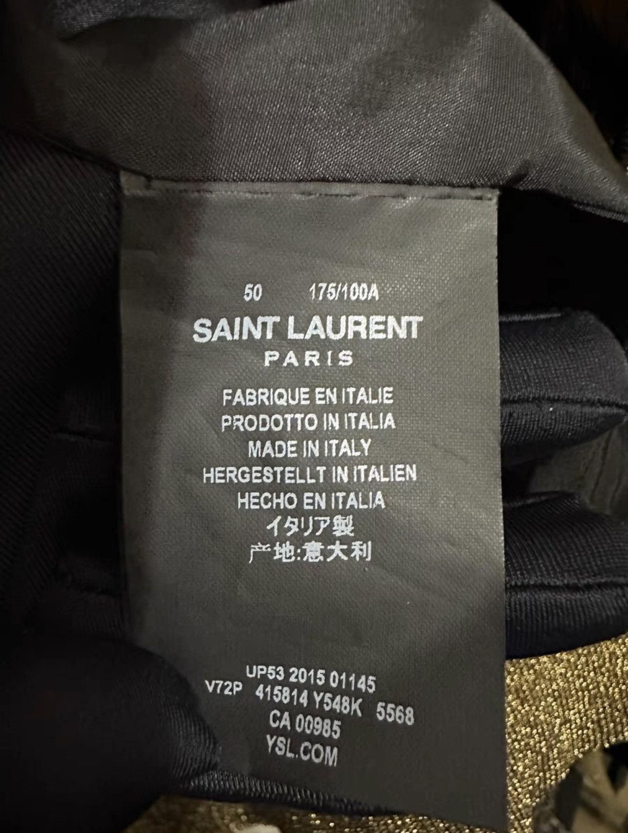 Saint Laurent Paris * RUNWAY* Saint Laurent Paris SS16 Palm Jacket SZ 50 Size US M / EU 48-50 / 2 - 6 Thumbnail