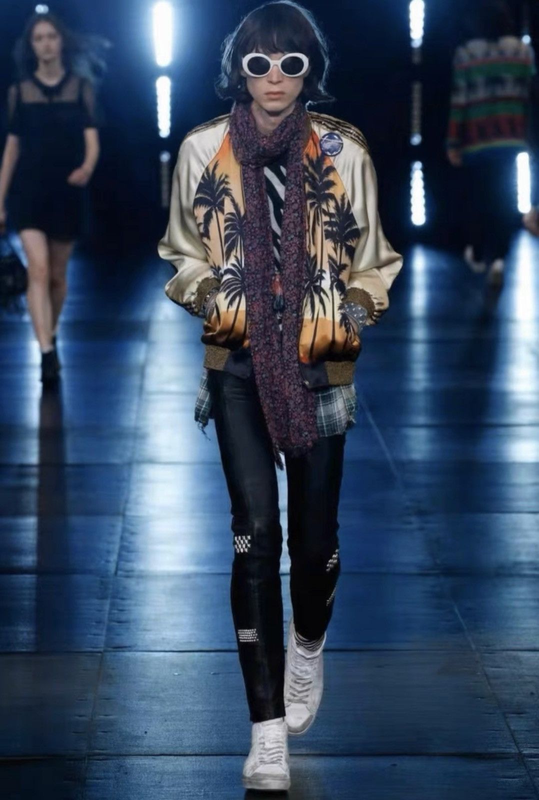 Saint Laurent Paris * RUNWAY* Saint Laurent Paris SS16 Palm Jacket SZ 52 Size US L / EU 52-54 / 3 - 1 Thumbnail