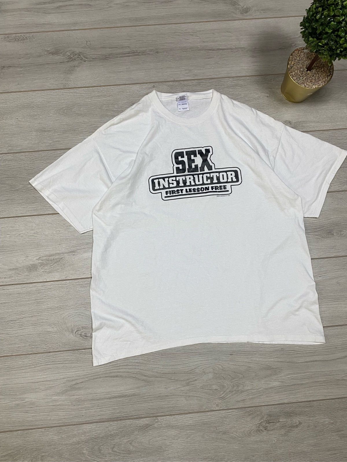 Vintage Sex instructor First Lesson free vintage t-shirt 2006 | Grailed