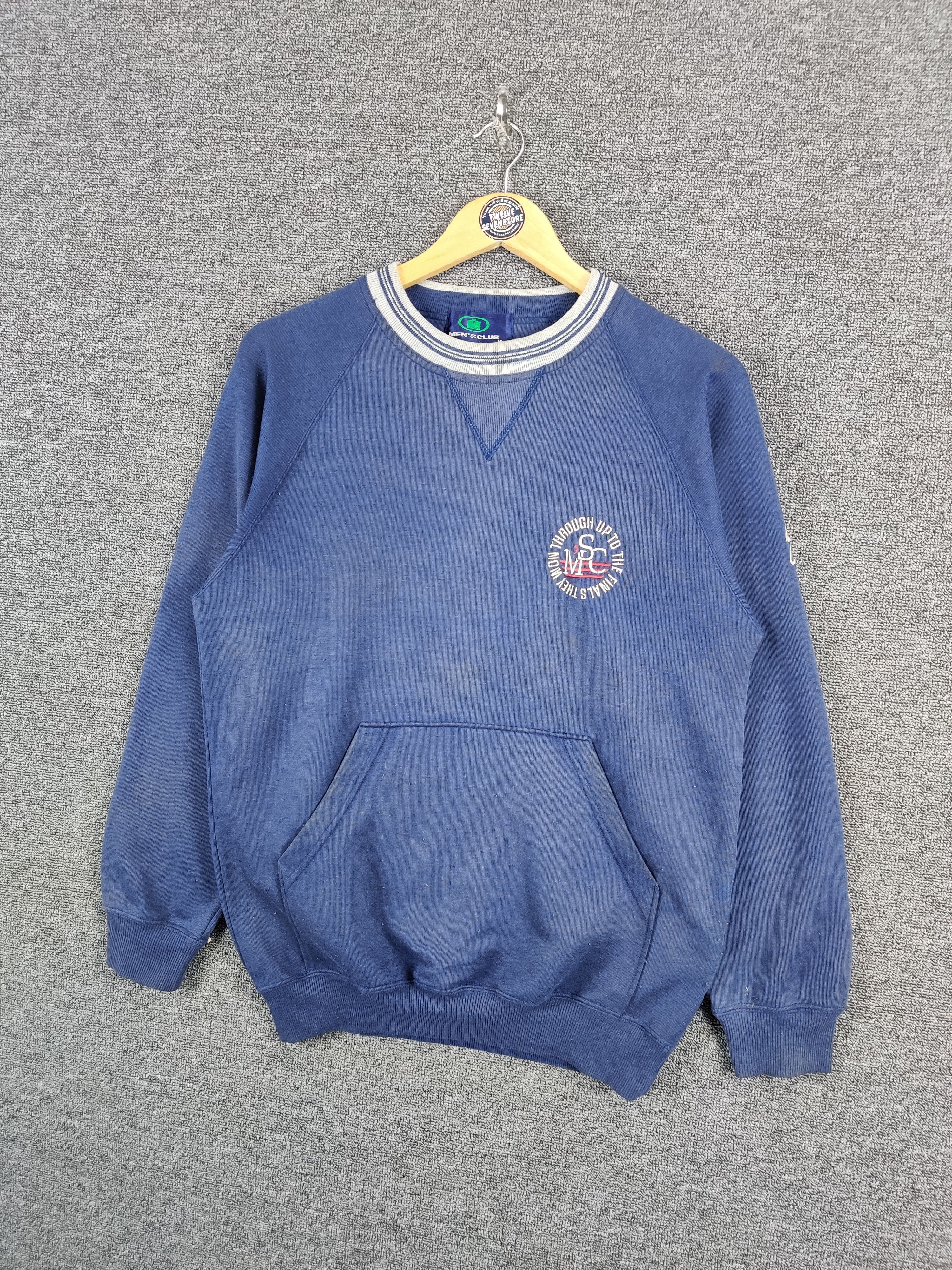Japanese Brand Vintage Men's Club Embroidery Logo Crewneck Sweatshirt Size US M / EU 48-50 / 2 - 2 Thumbnail