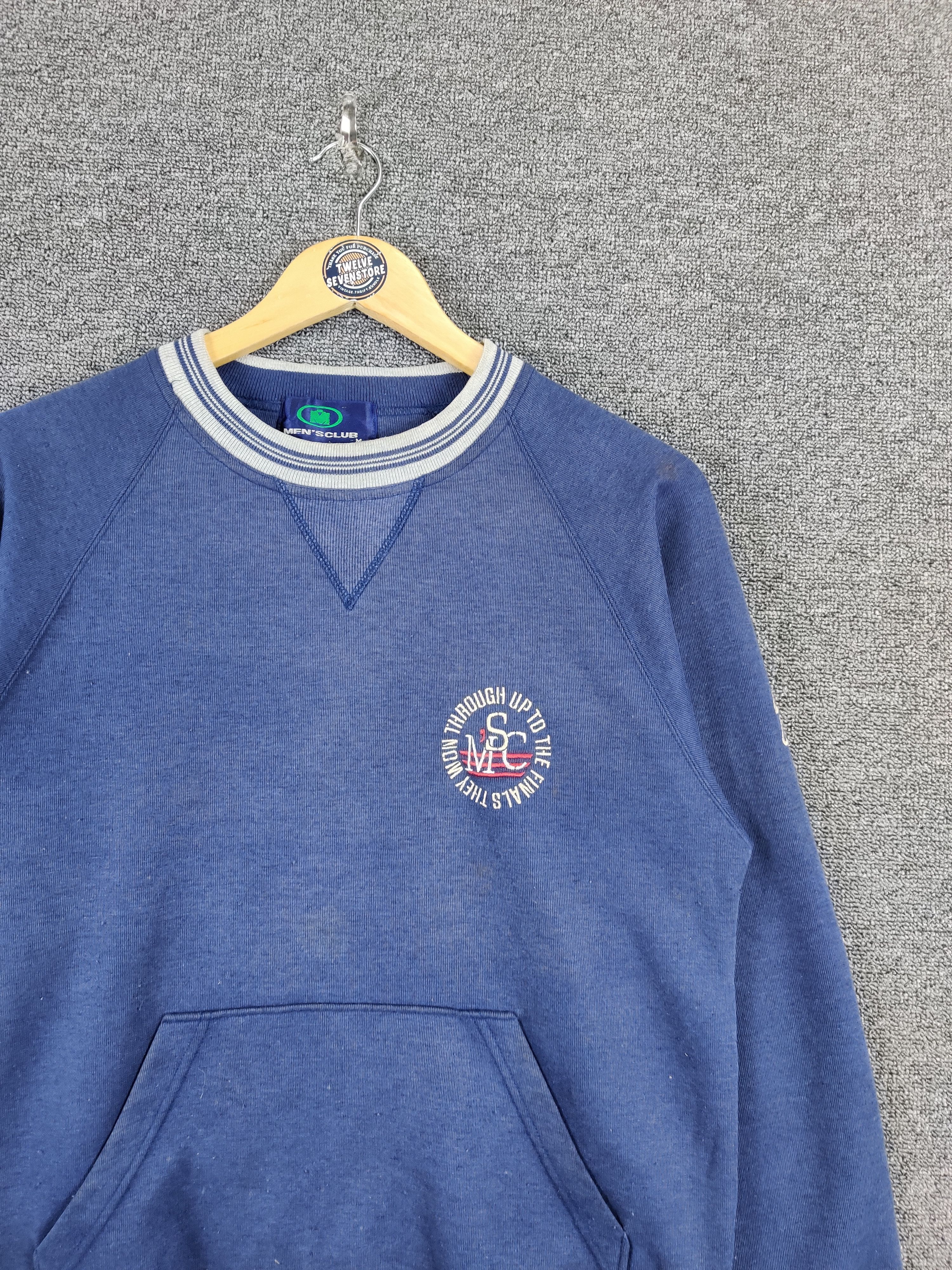 Japanese Brand Vintage Men's Club Embroidery Logo Crewneck Sweatshirt Size US M / EU 48-50 / 2 - 4 Thumbnail