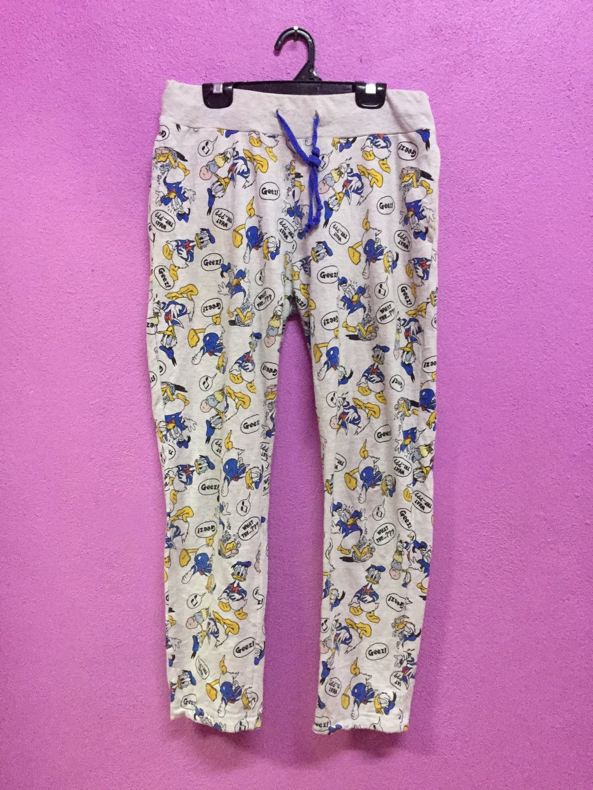 Disney Donald Duck Fullprints Sweatpants Size L Size US 28 / EU 44 - 1 Thumbnail