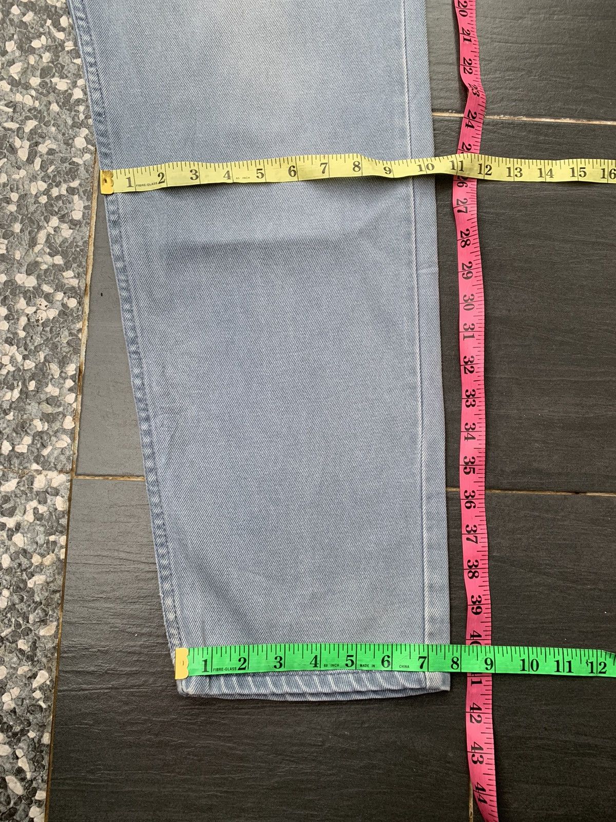 Levi's Vintage Baggy Levis 580 Faded Wash Denim Size US 29 - 9 Thumbnail