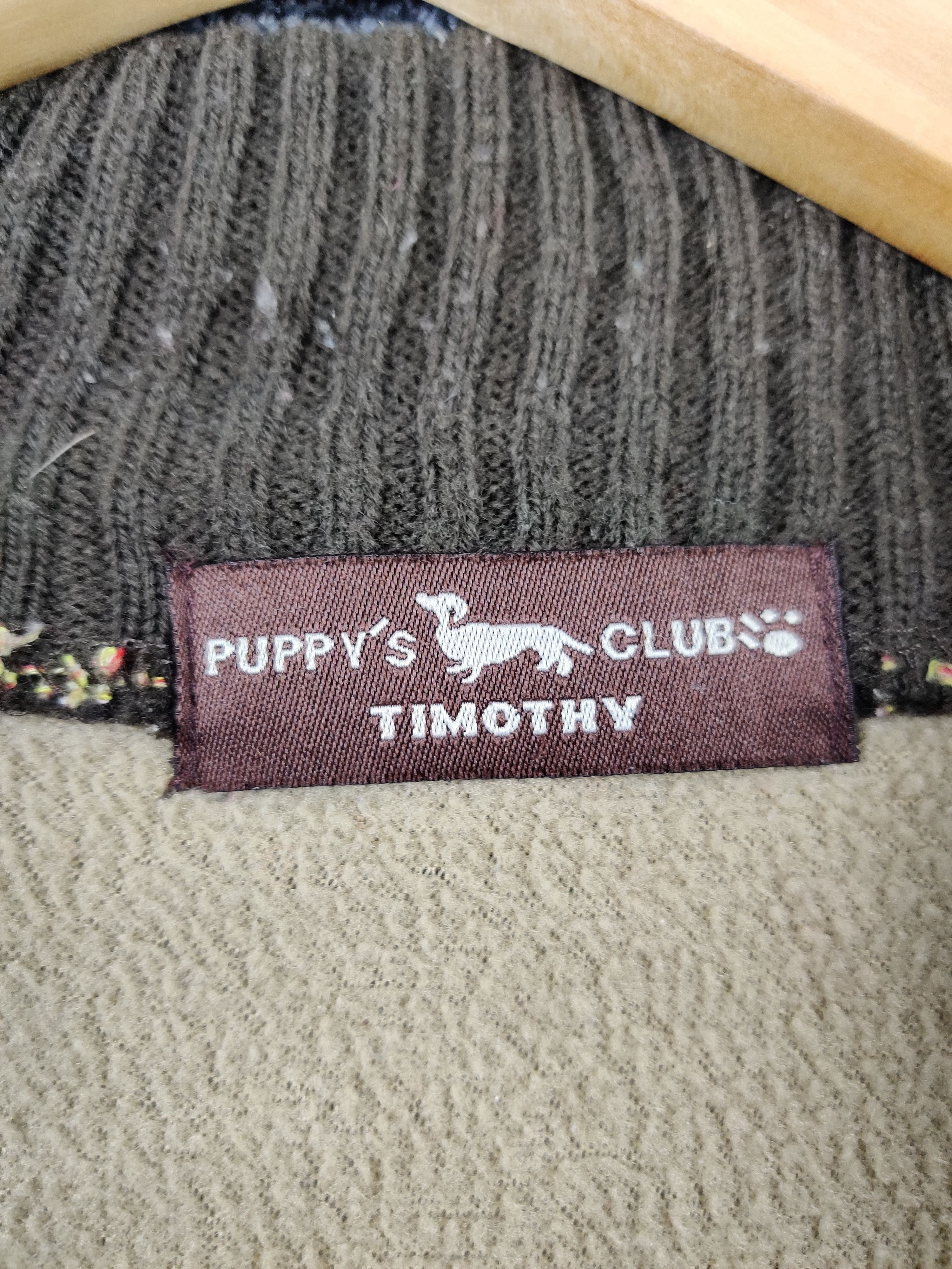 Hush Puppies Vintage Timothy Puppy's Club Sweater Jacket Size US XXL / EU 58 / 5 - 9 Thumbnail