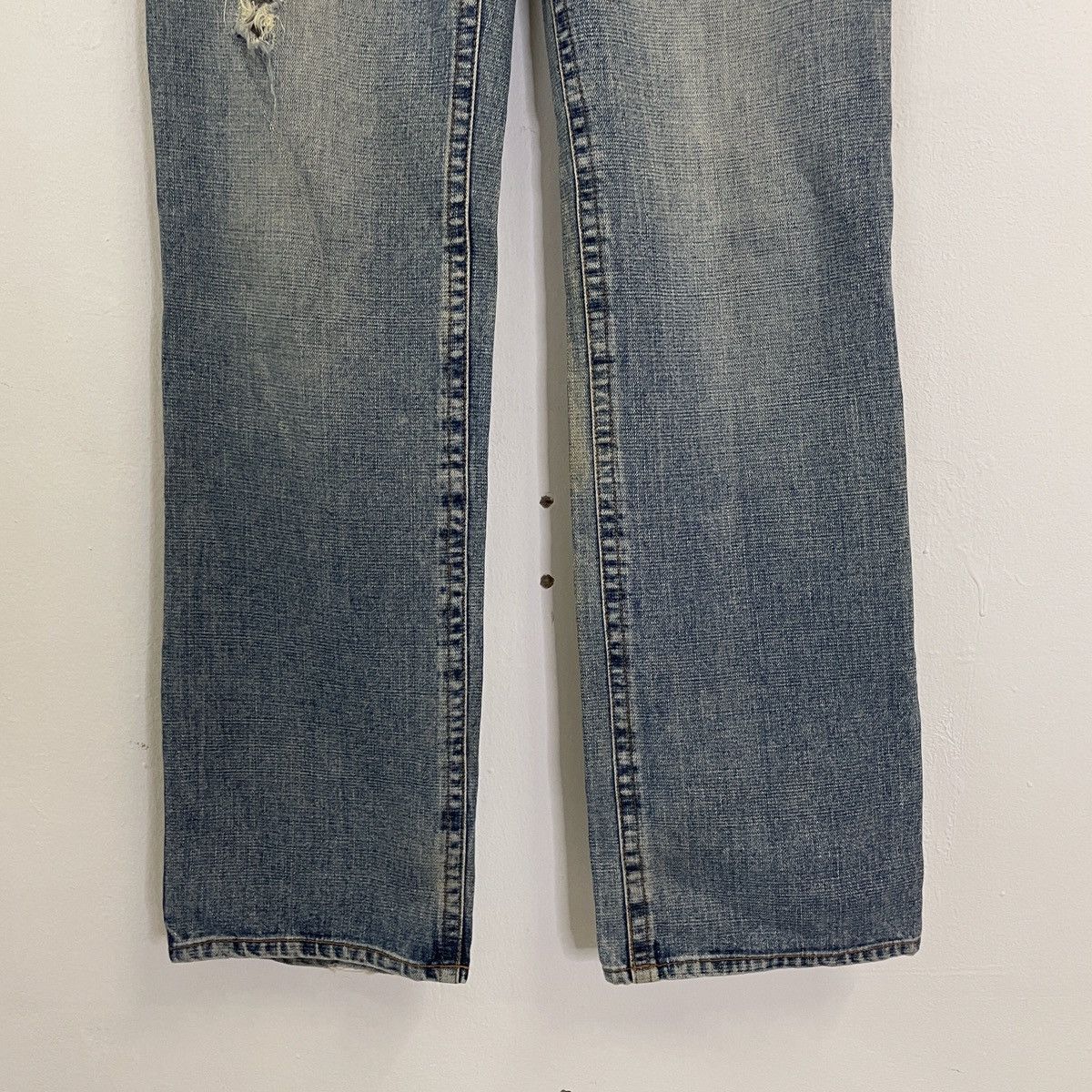 Japanese Brand Vintage Unbranded Embroidery Pocket Denim Jeans Size US 31 - 9 Thumbnail