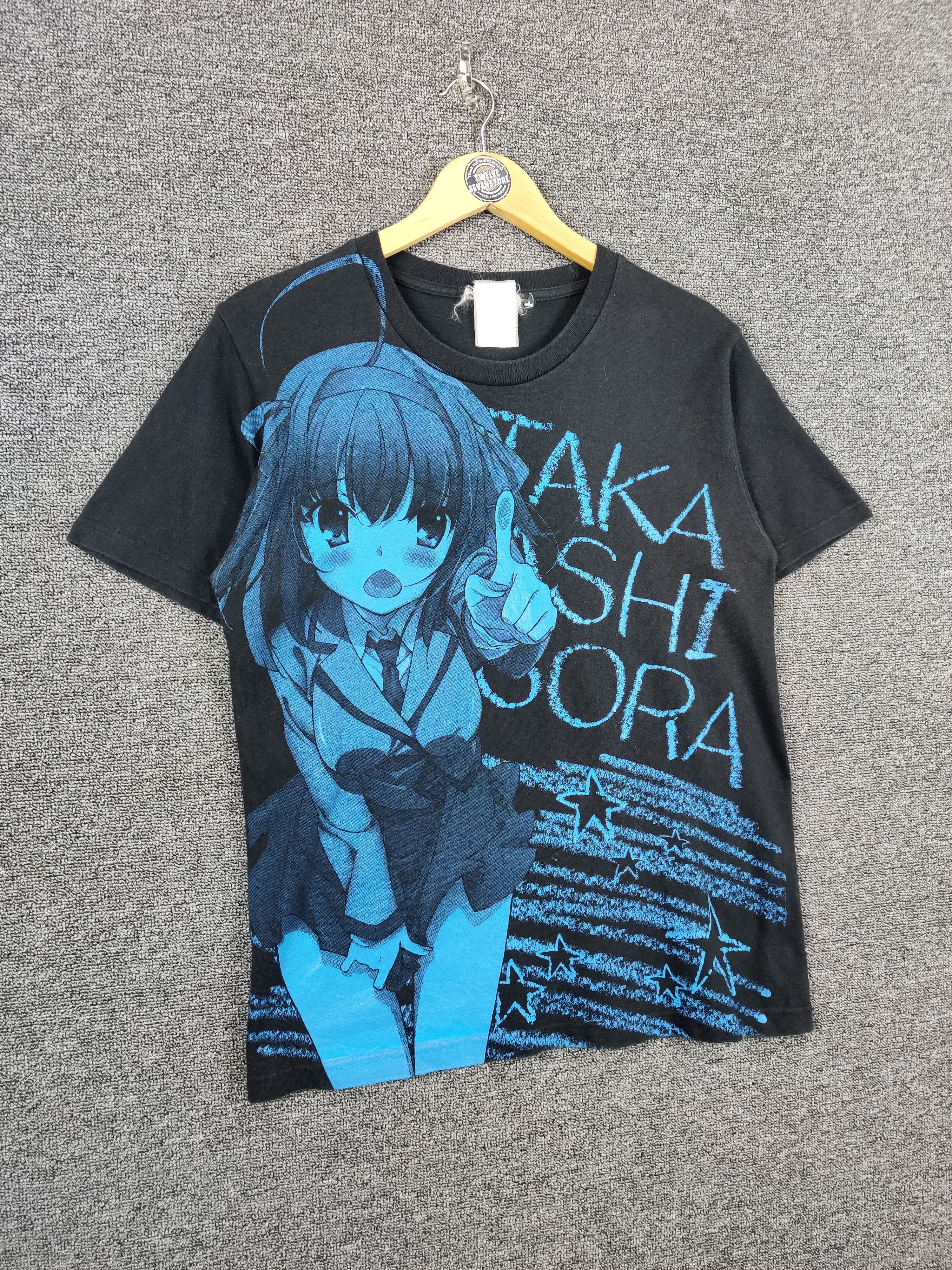 Anime Vintage Takanashi Sora Overpint Anime Tee Tshirt Size US M / EU 48-50 / 2 - 7 Thumbnail
