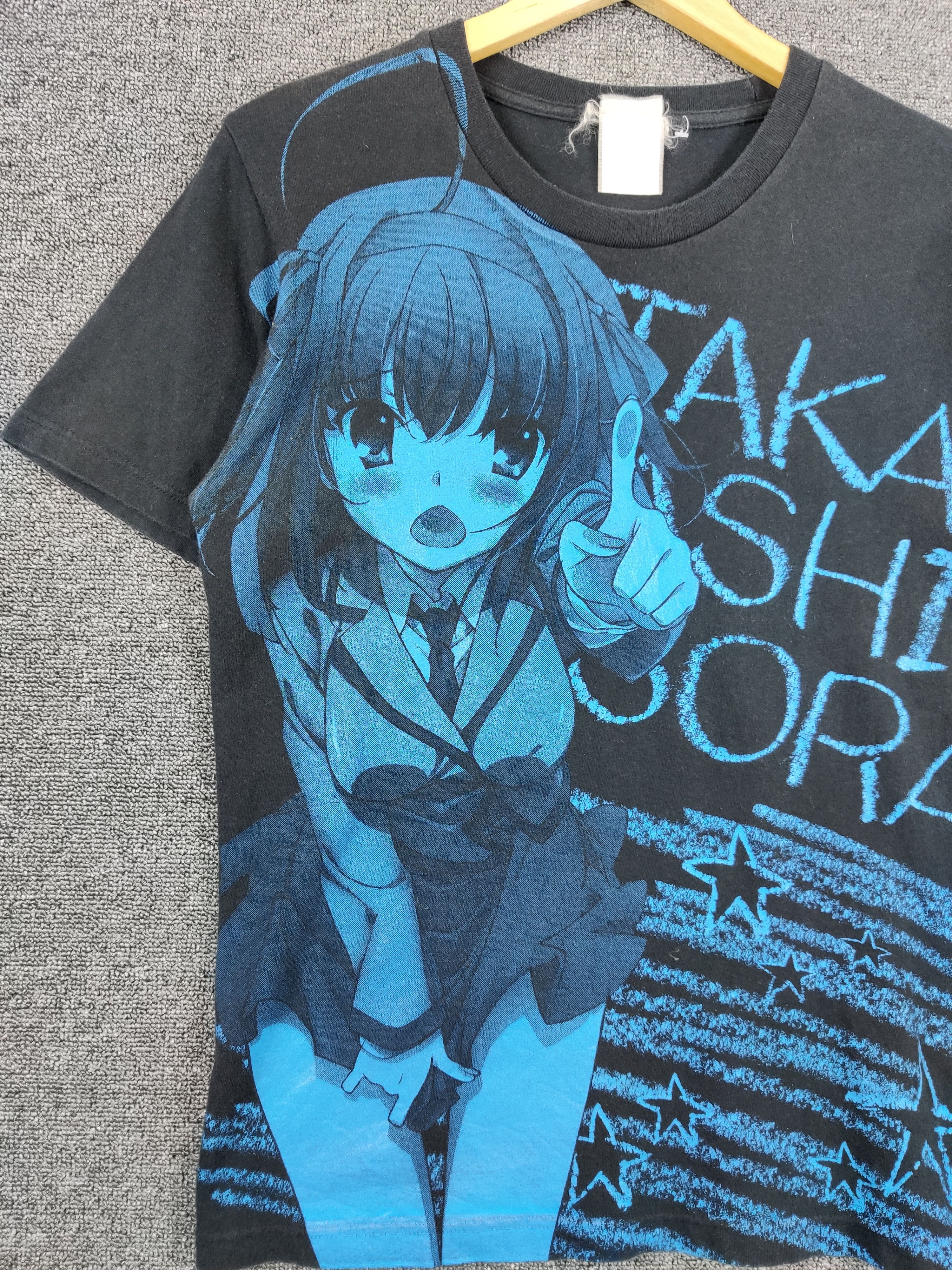 Anime Vintage Takanashi Sora Overpint Anime Tee Tshirt Size US M / EU 48-50 / 2 - 6 Thumbnail