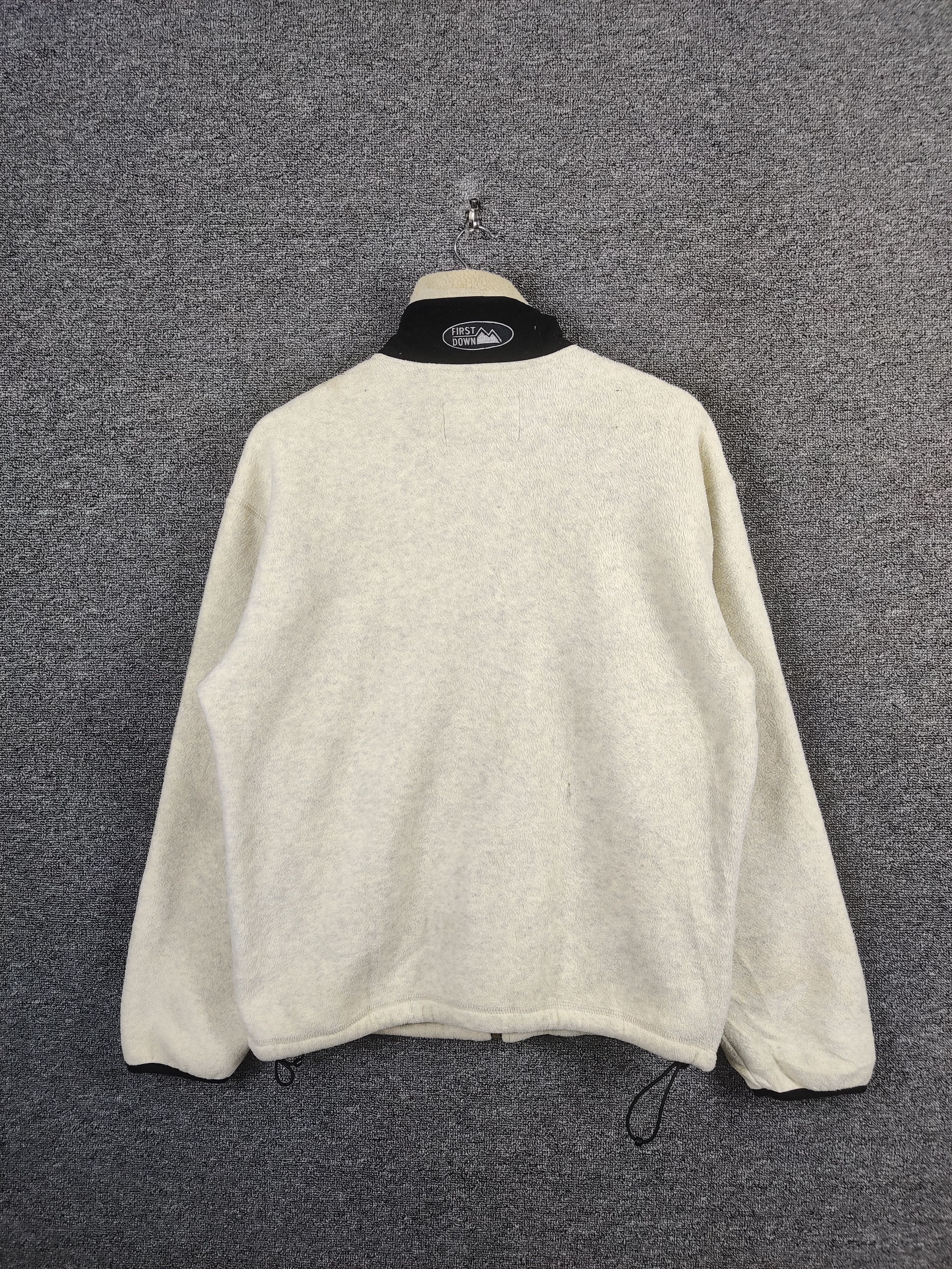 Japanese Brand Vintage First Down U.S.A Fleece Zipper Jacket Size US M / EU 48-50 / 2 - 5 Thumbnail