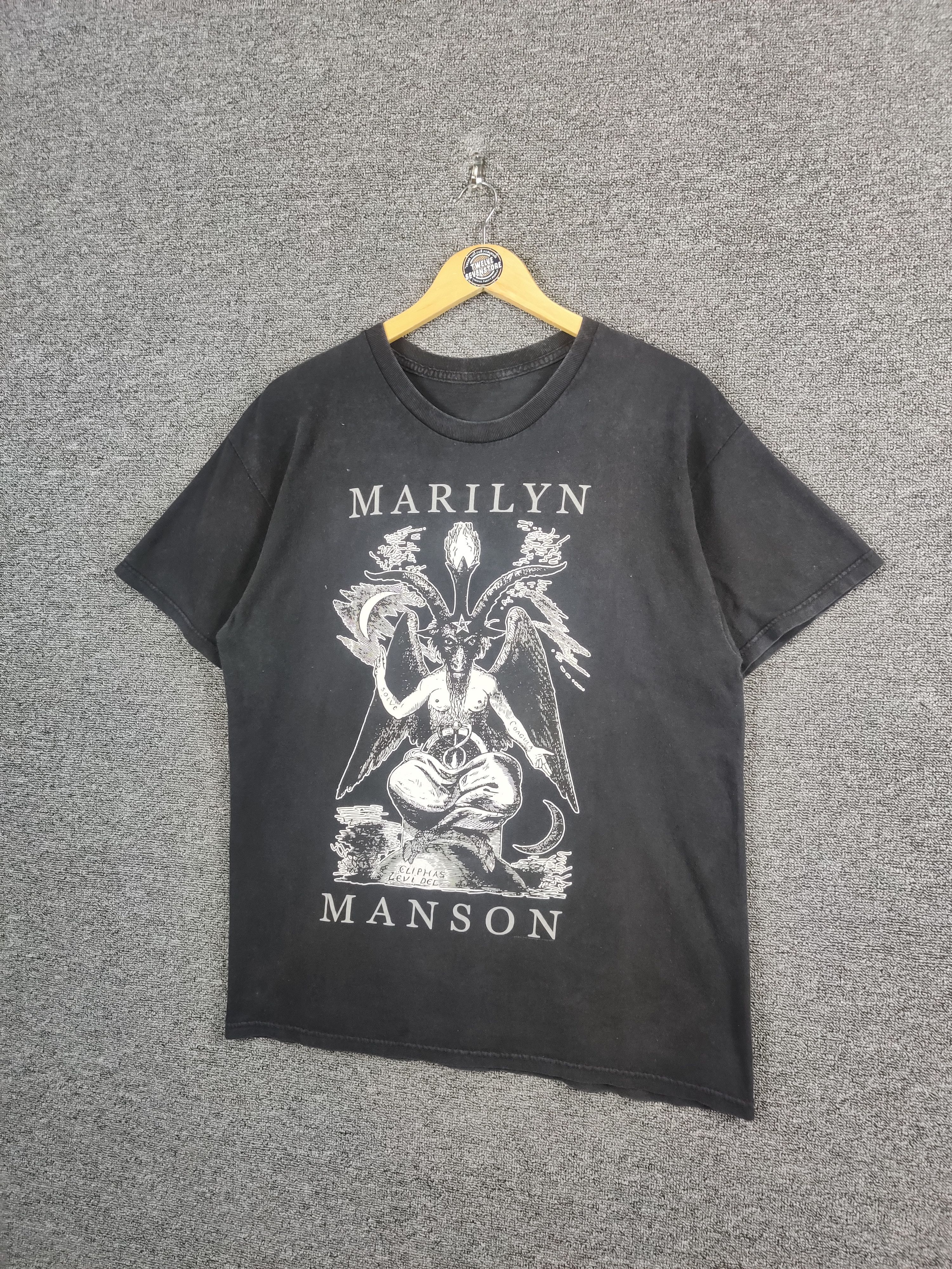Band Tees Vintage Marilyn Manson Cliphas Levi Del Metal Tee Tshirt Size US L / EU 52-54 / 3 - 2 Thumbnail
